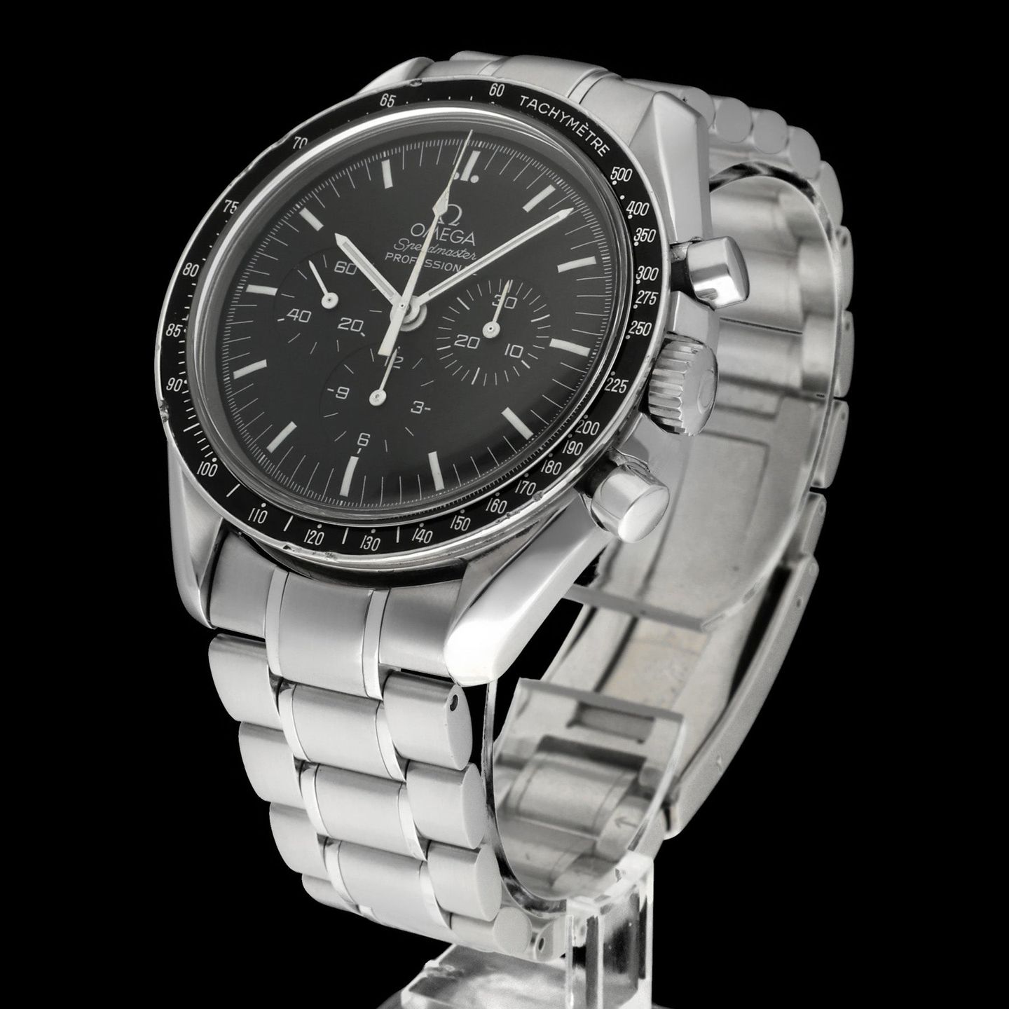 Omega Speedmaster Professional Moonwatch 3560.50 (1999) - Black dial 42 mm Steel case (2/8)