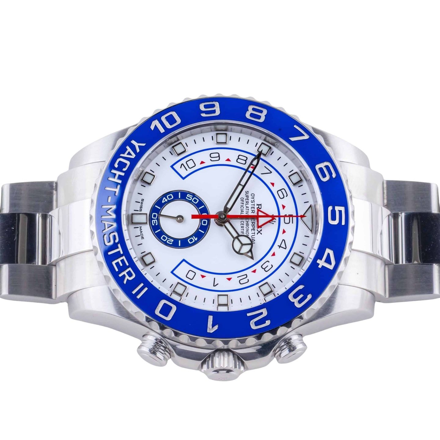 Rolex Yacht-Master II 116680 (2018) - Wit wijzerplaat 44mm Staal (6/8)