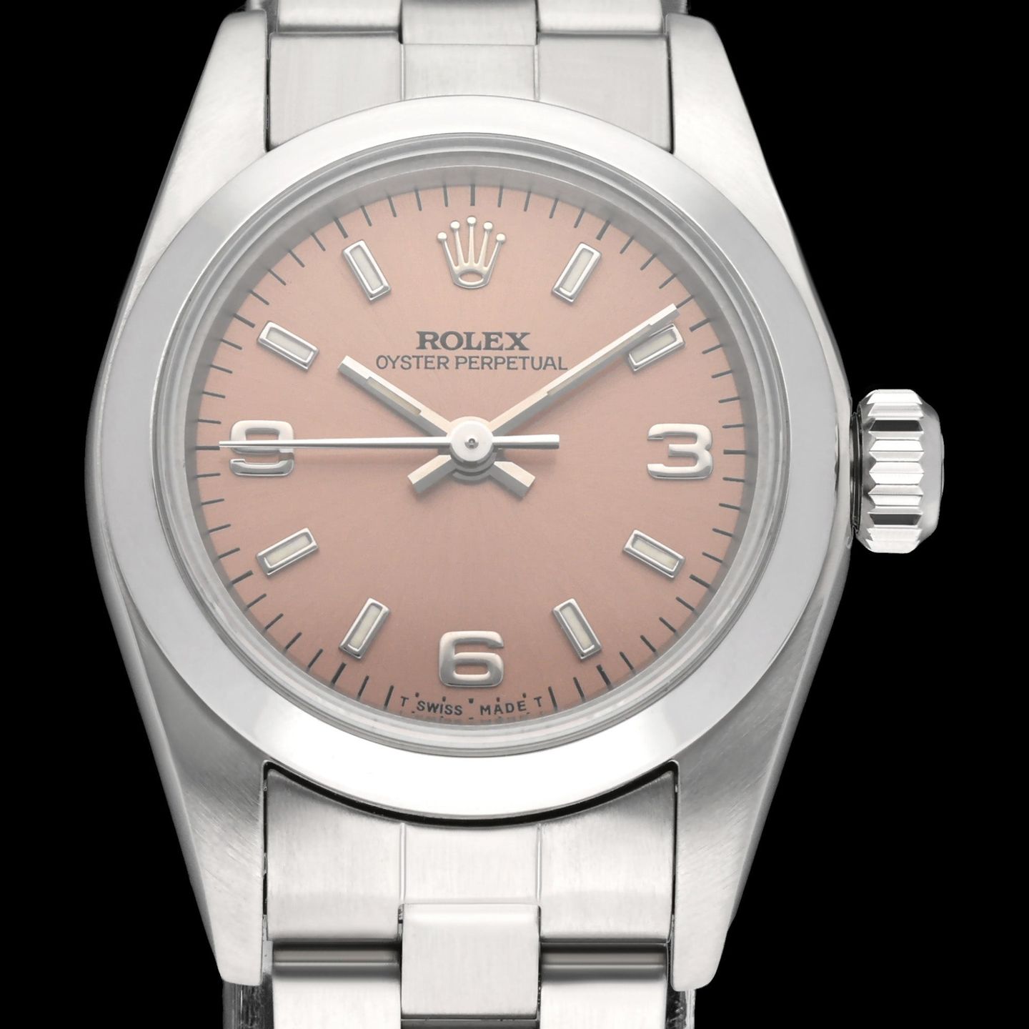 Rolex Oyster Perpetual 67180 (1997) - 26 mm Steel case (1/8)