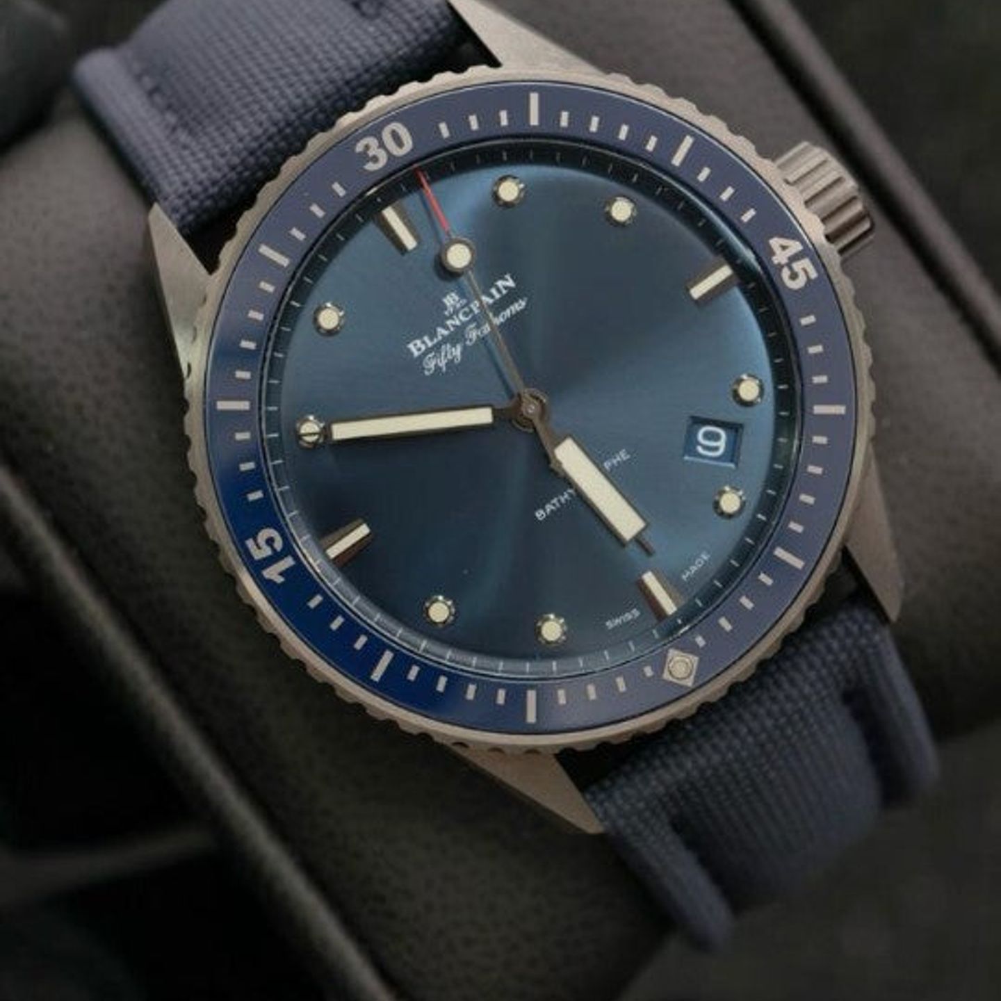 Blancpain Fifty Fathoms Bathyscaphe 5000A-0140-O52A - (1/1)