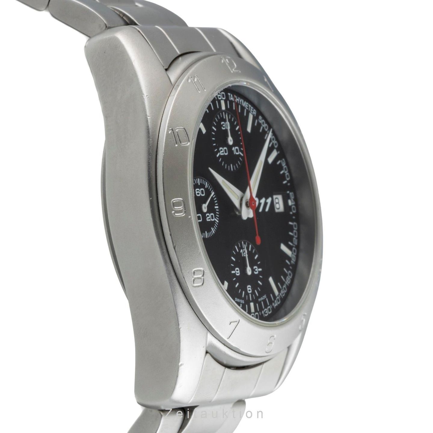 IWC Porsche Design IW3732 (1999) - Black dial 36 mm Titanium case (6/8)