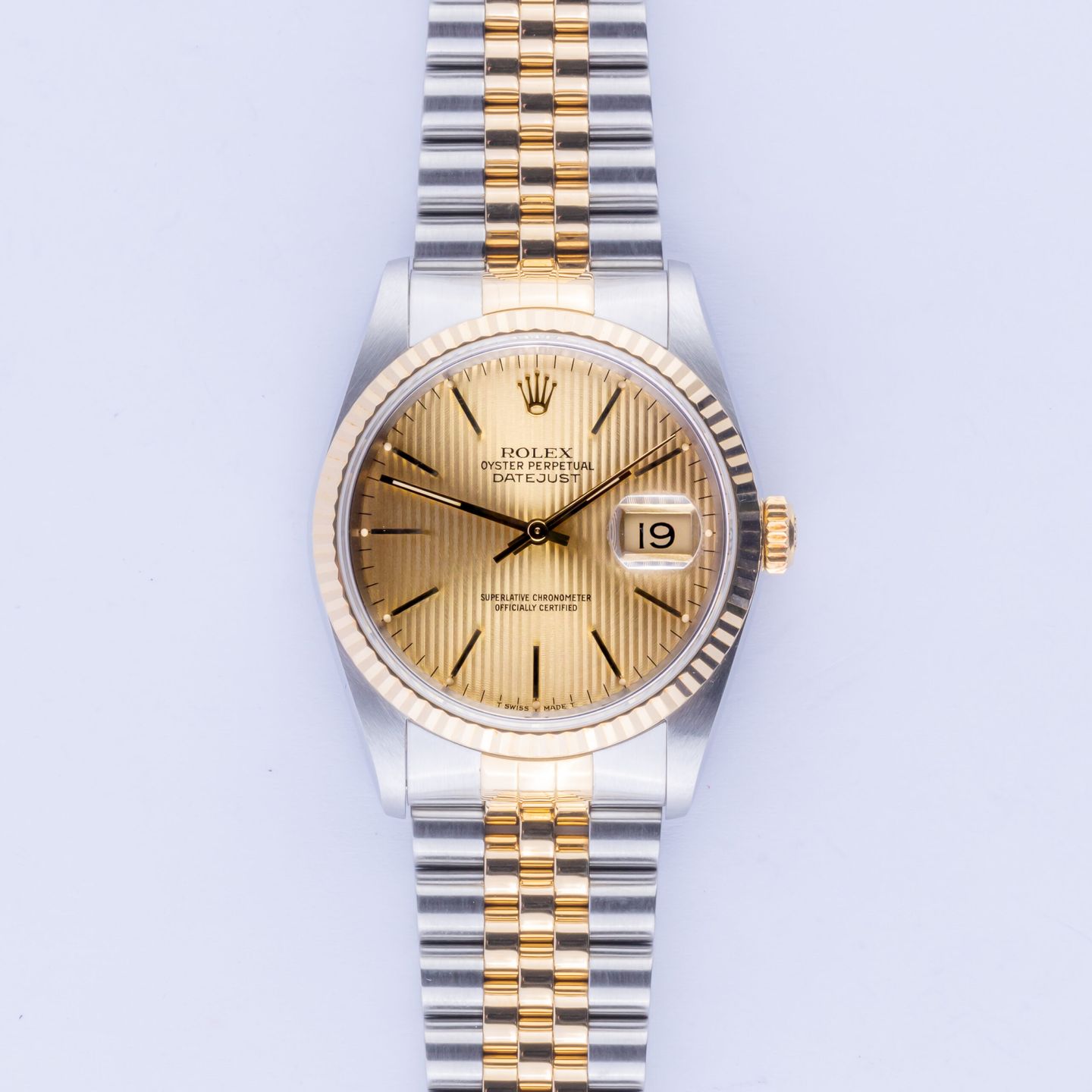 Rolex Datejust 36 16233 (1989) - 36mm Goud/Staal (3/8)