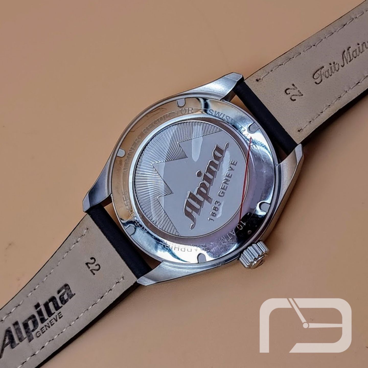 Alpina Alpiner AL-650BBS5E6 (2024) - Black dial 45 mm Steel case (8/8)