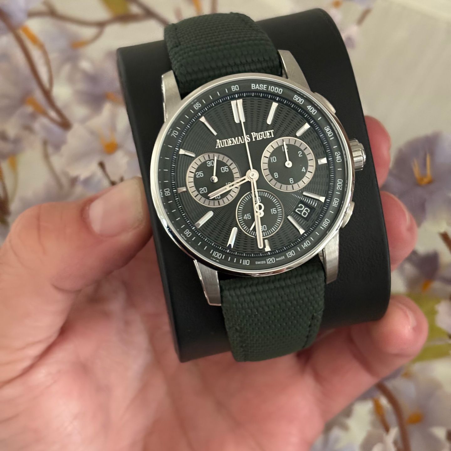 Audemars Piguet CODE 11.59 26393ST (2024) - Green dial 41 mm Steel case (2/4)