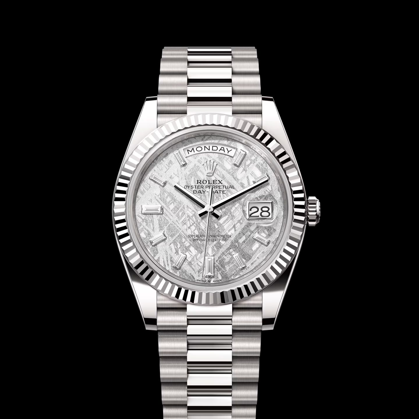 Rolex Day-Date 40 228239 (2023) - Silver dial 40 mm White Gold case (1/1)