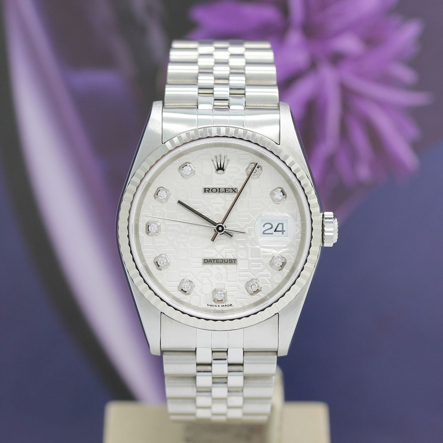 Rolex Datejust 36 16234 (2002) - Silver dial 36 mm Steel case (4/8)