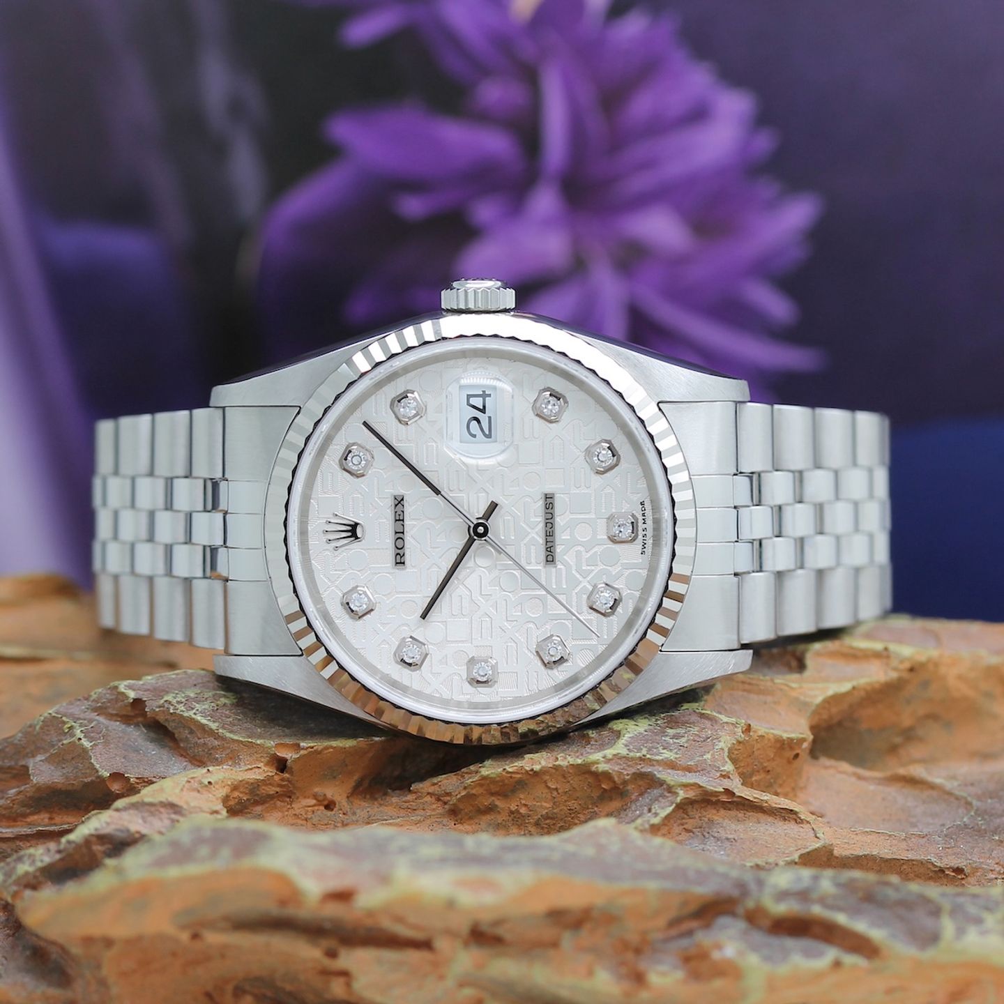 Rolex Datejust 36 16234 (2002) - Silver dial 36 mm Steel case (2/8)