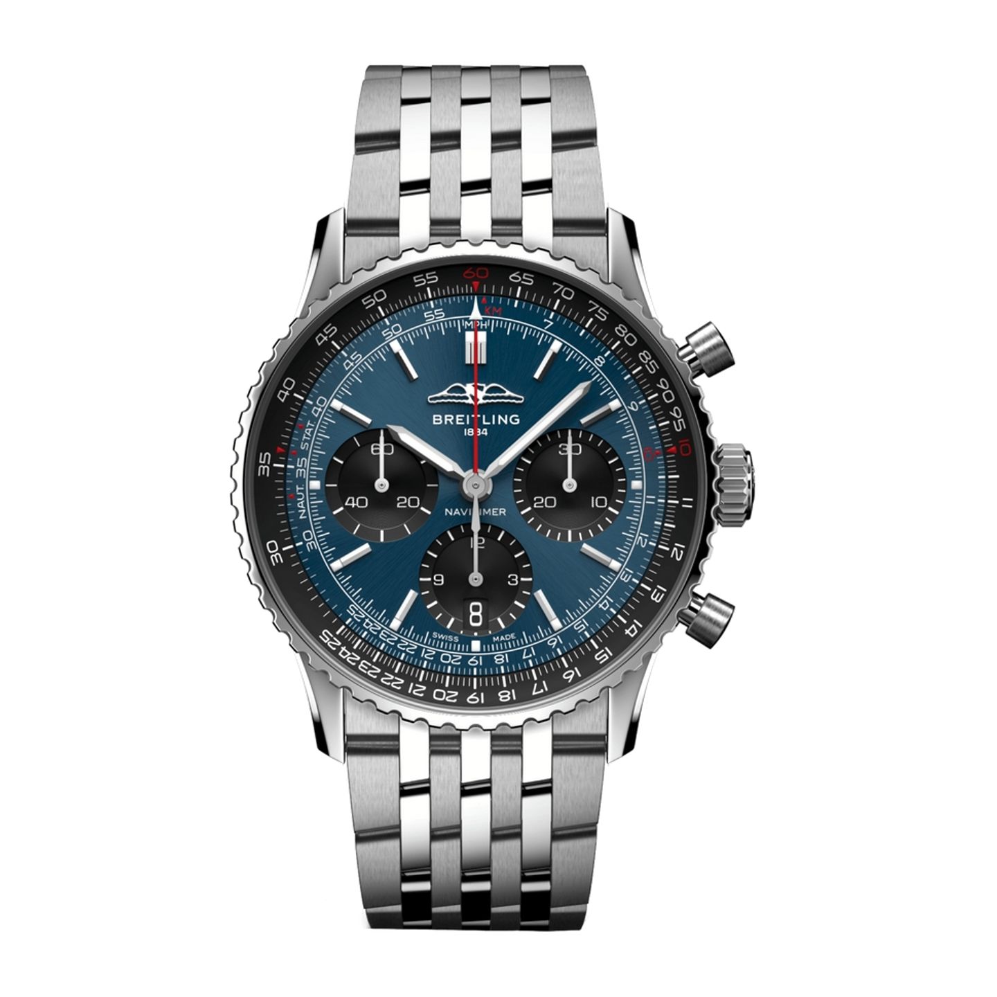 Breitling Navitimer AB0139241C1A1 (2023) - Blauw wijzerplaat 41mm Staal (1/1)