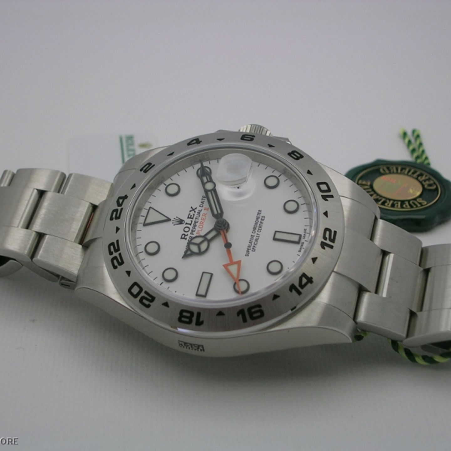 Rolex Explorer II 216570 (2020) - White dial 42 mm Steel case (1/4)