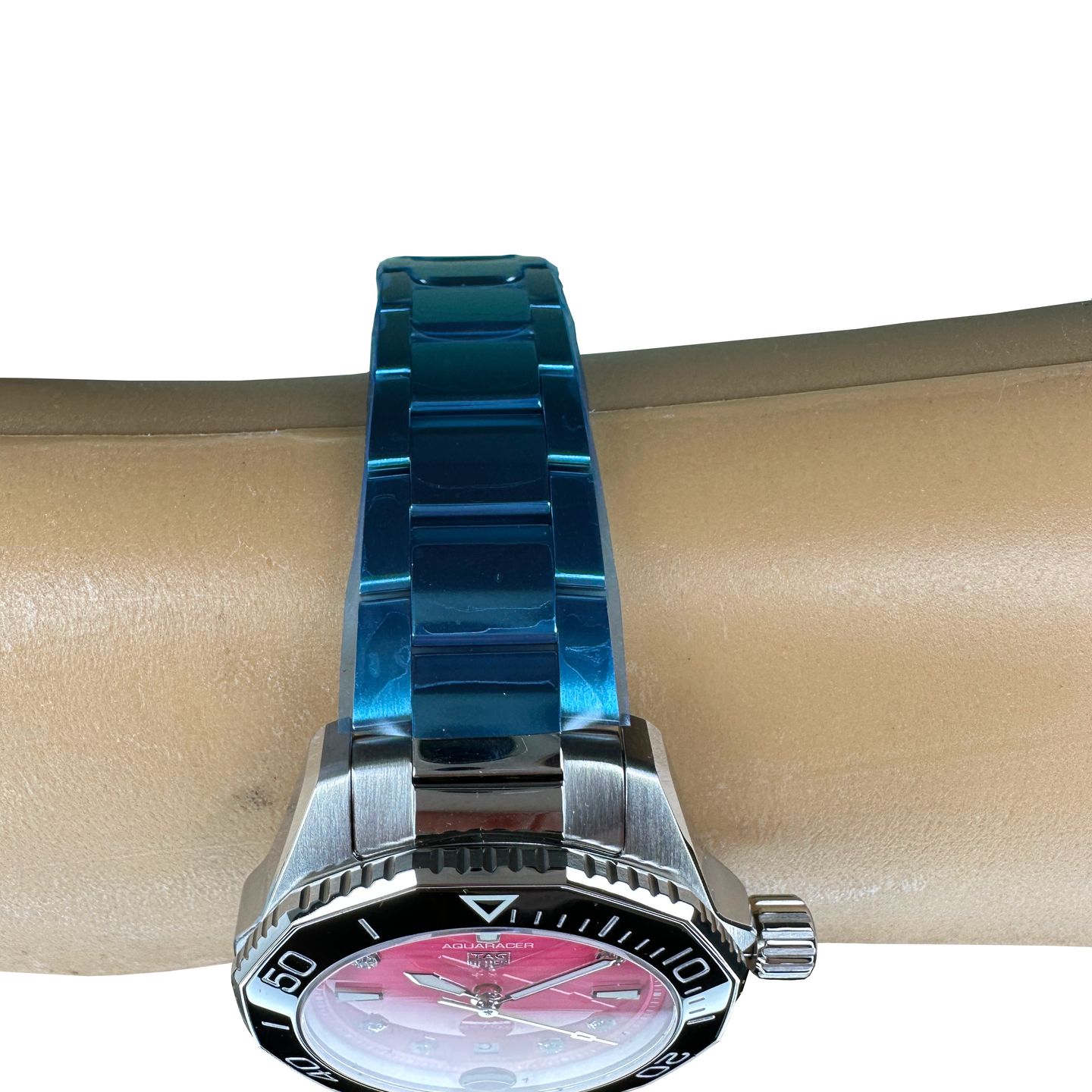 TAG Heuer Aquaracer Lady WBP231J.BA0618 (2024) - Roze wijzerplaat 36mm Staal (6/8)