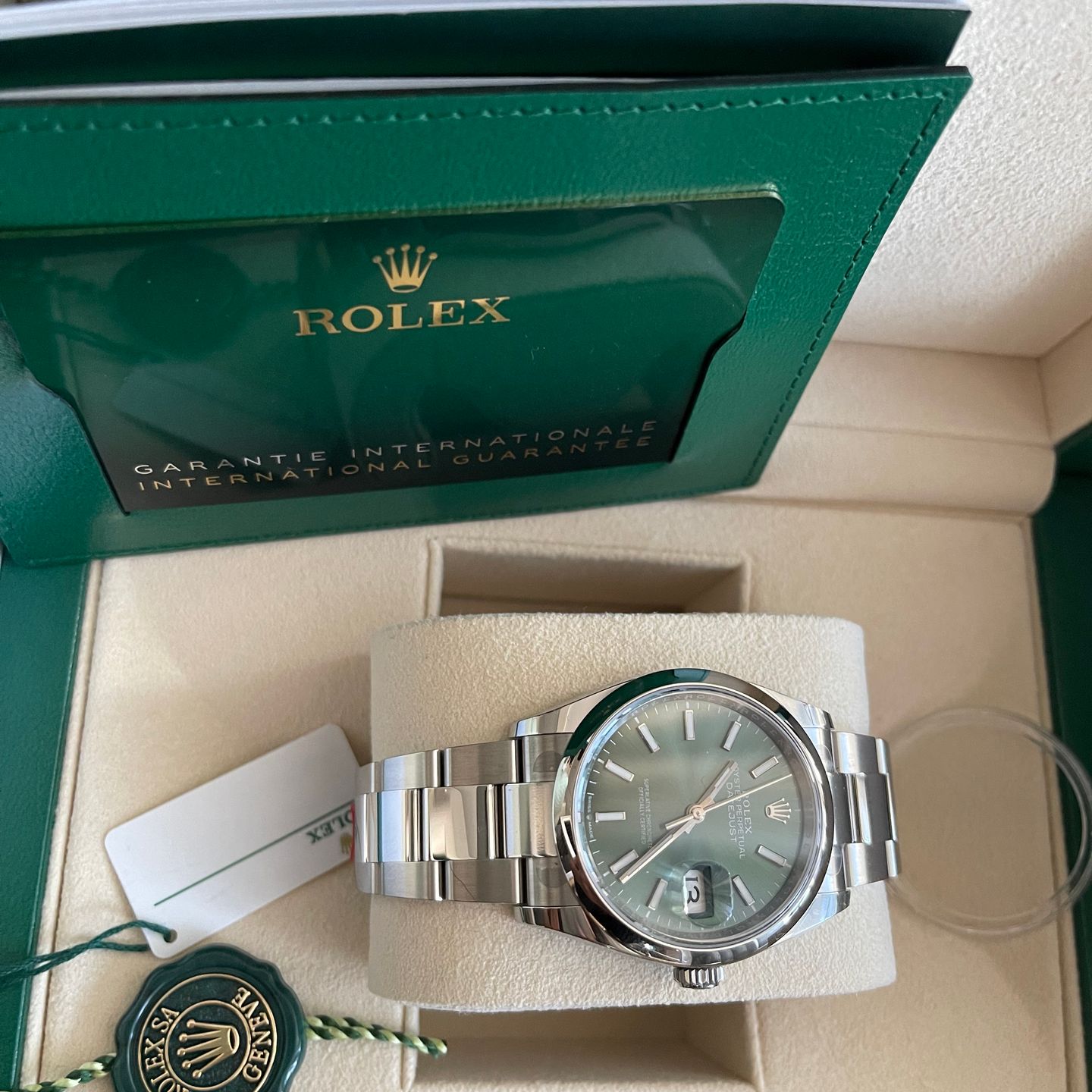 Rolex Datejust 36 126200 (2022) - Grey dial 36 mm Steel case (5/7)