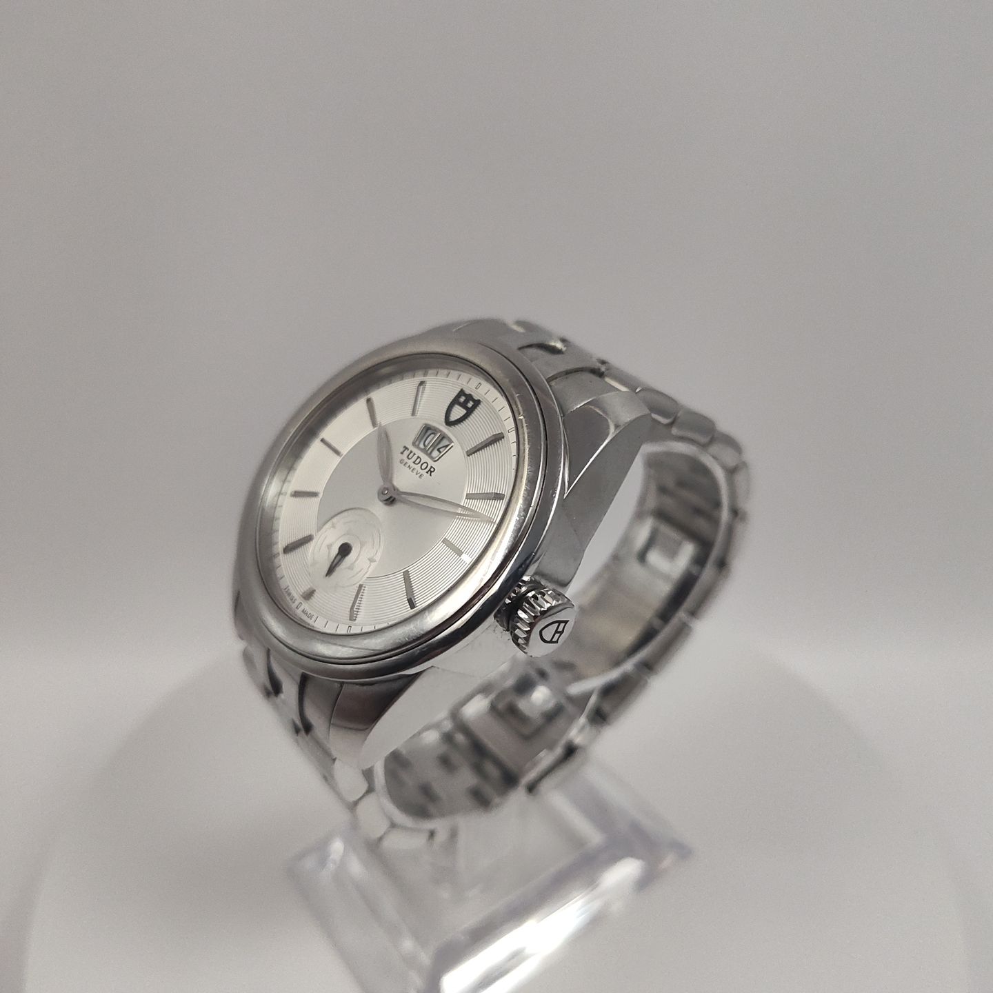 Tudor Glamour Double Date 57000 (2012) - Silver dial 42 mm Steel case (3/7)