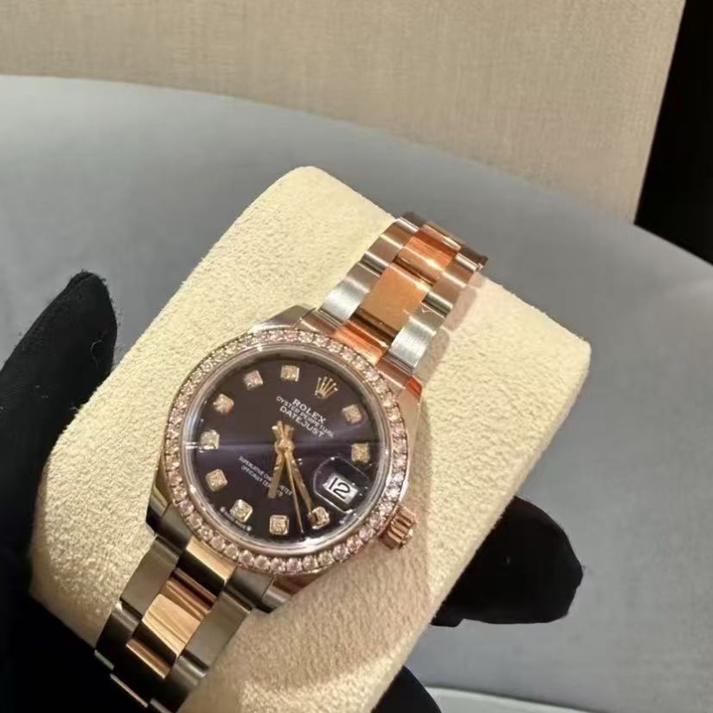 Rolex Day-Date 279381G PURPLE oys - (4/4)