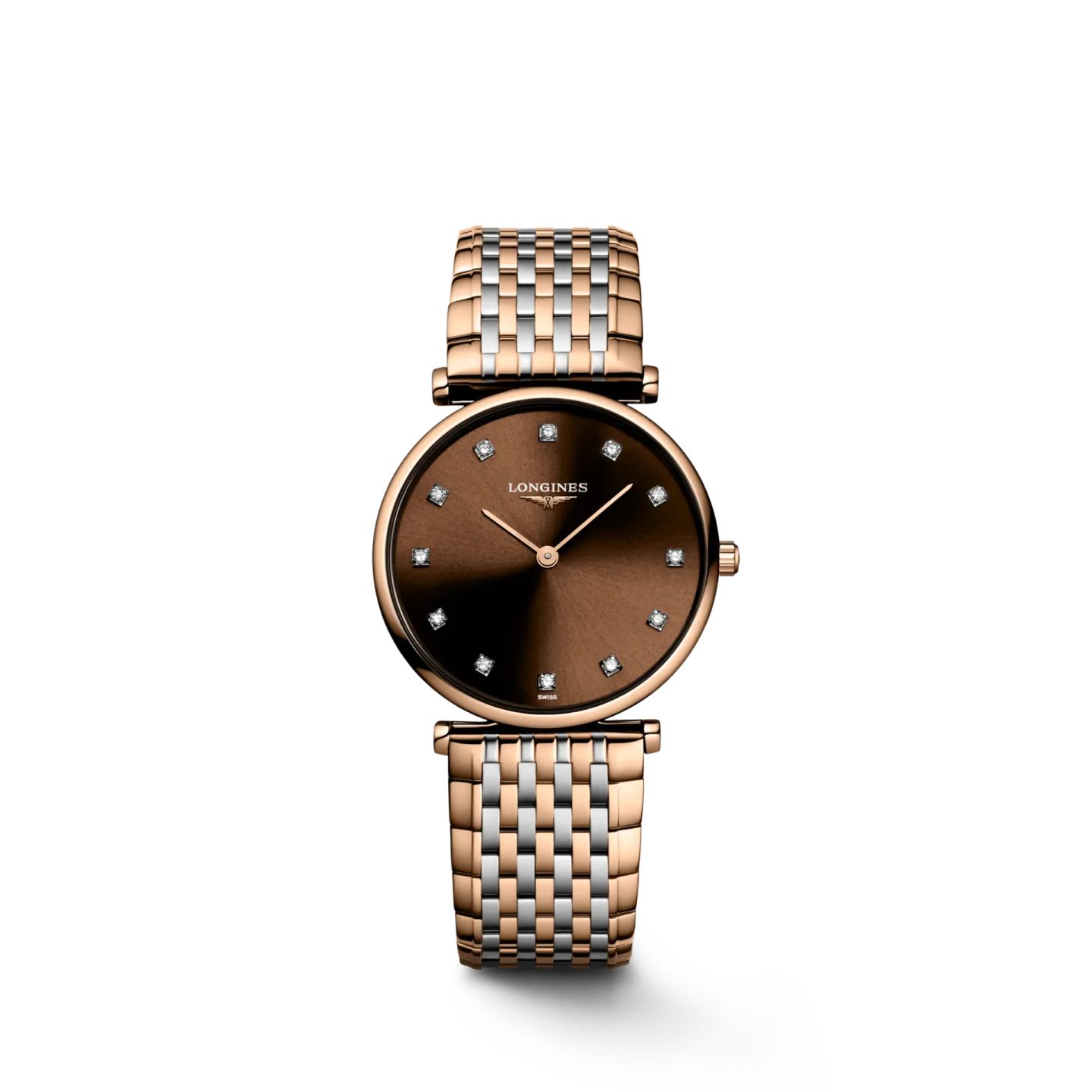 Longines La Grande Classique L4.512.1.67.7 (2025) - Bruin wijzerplaat 29mm Staal (1/1)