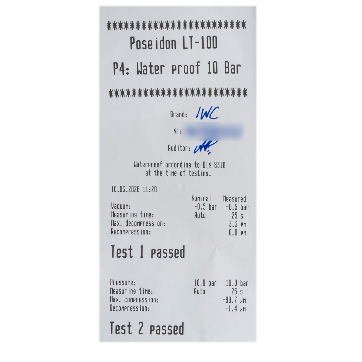 IWC Pilot Mark IW328203 (Unknown (random serial)) - Blue dial 40 mm Steel case (5/8)