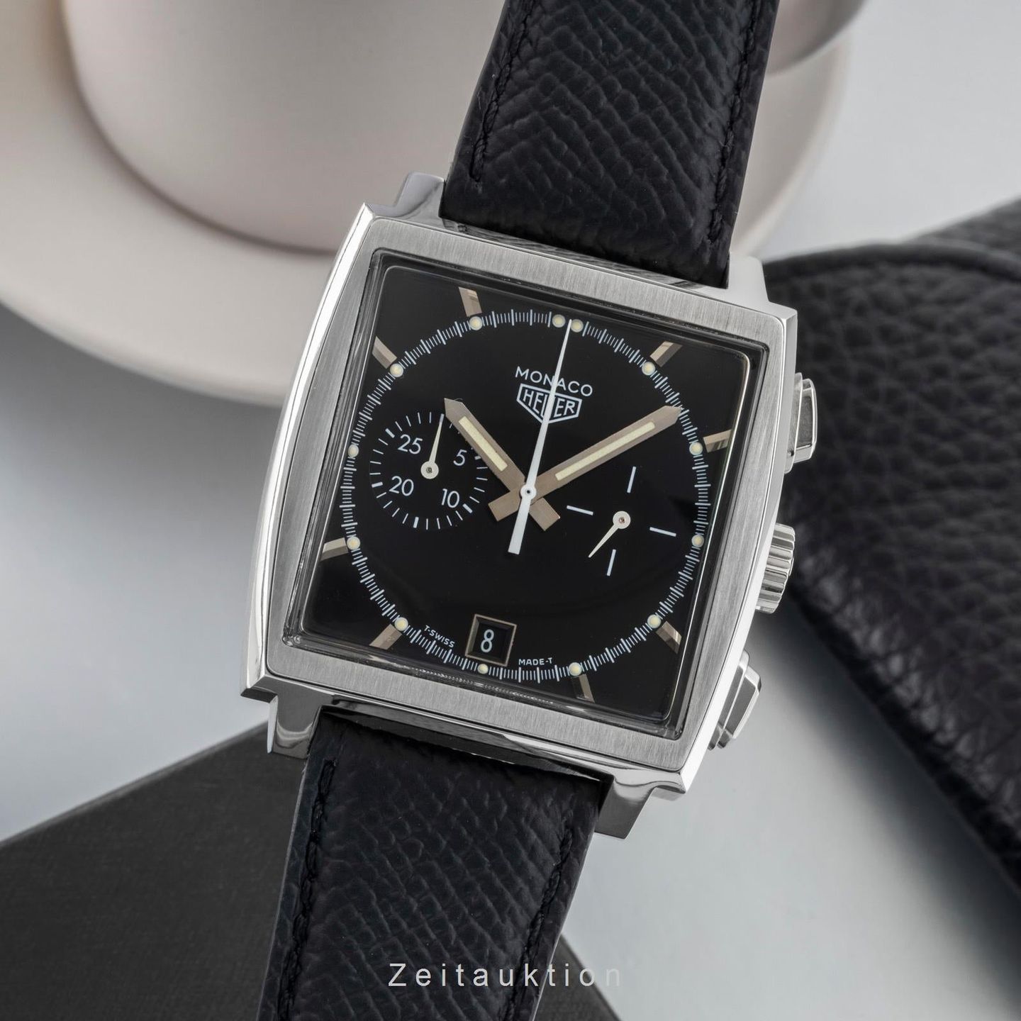 TAG Heuer Monaco CS2110 (Onbekend (willekeurig serienummer)) - 38mm Staal (1/8)