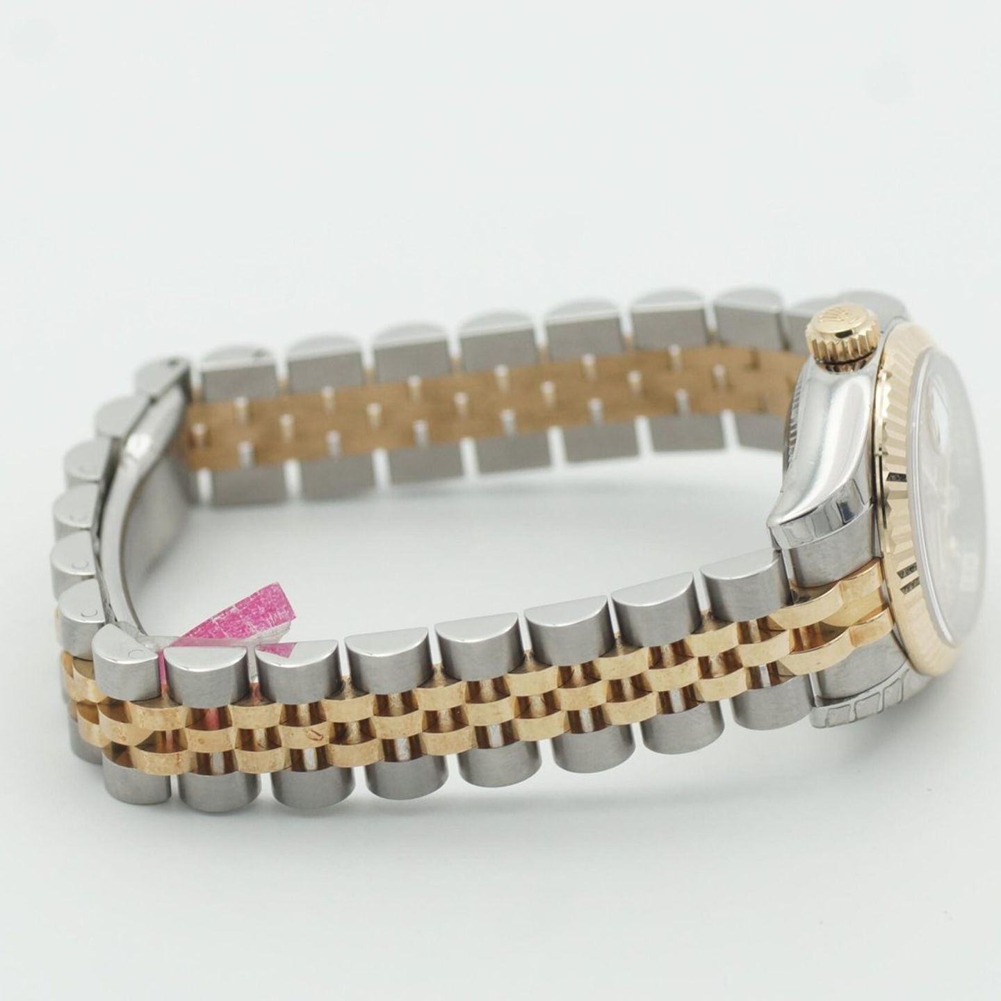 Rolex Lady-Datejust 179173 (2008) - Champagne dial 26 mm Gold/Steel case (7/8)