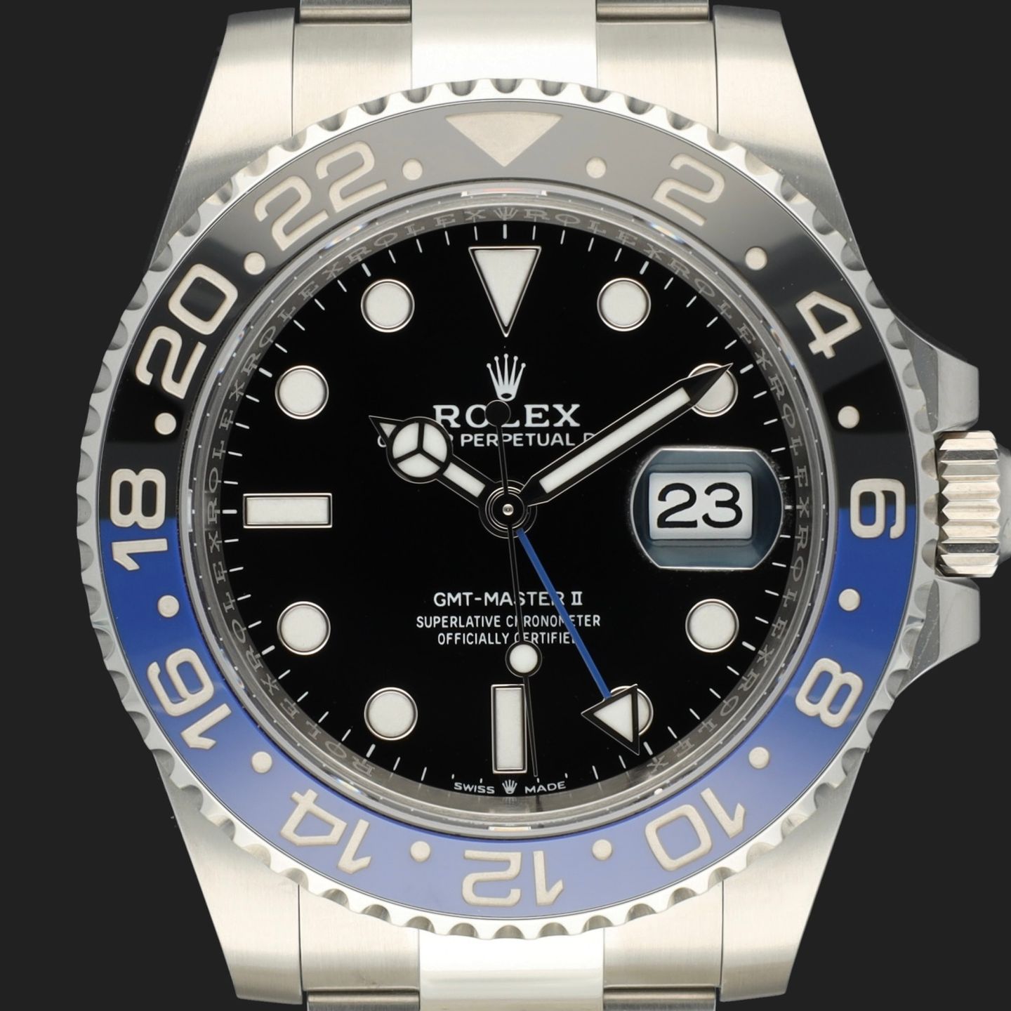Rolex GMT-Master II 126710BLNR (2022) - Zwart wijzerplaat 40mm Staal (2/8)