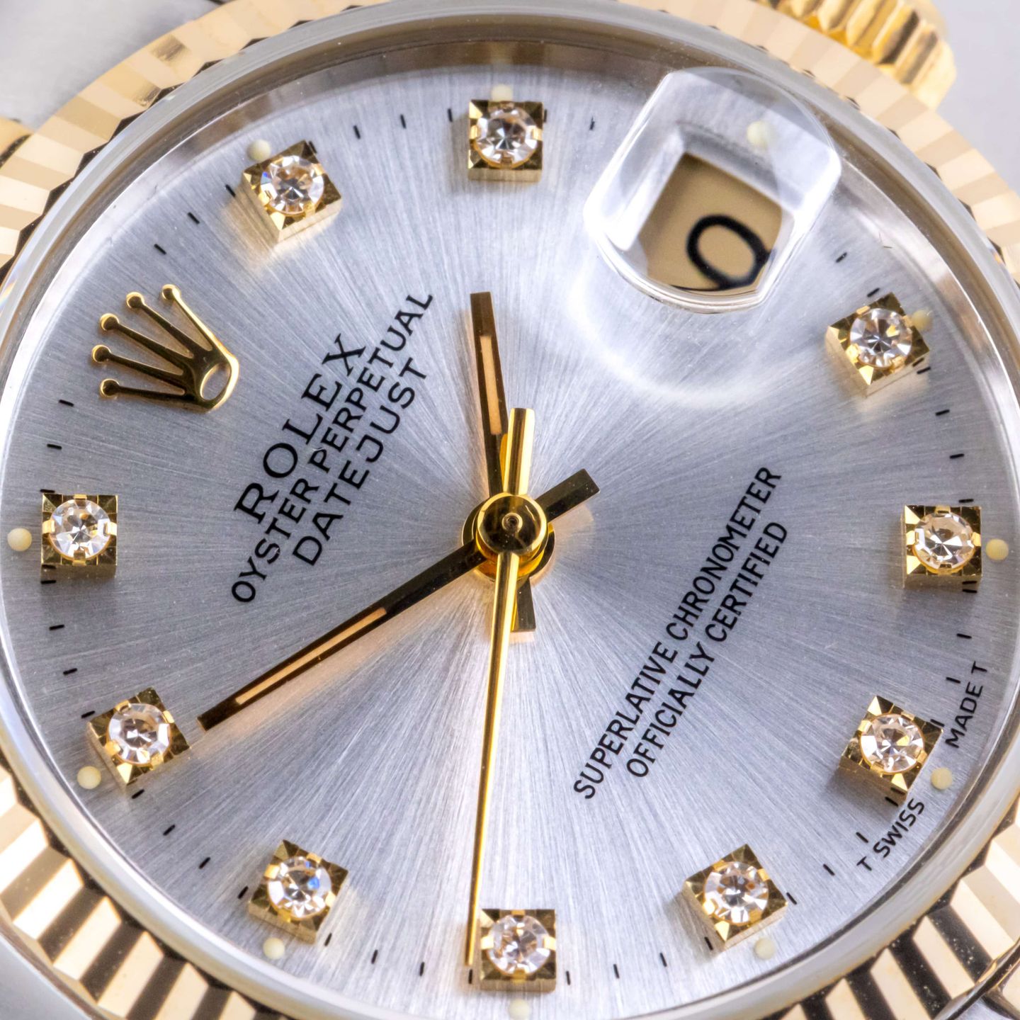 Rolex Datejust 31 68273 (1991) - Silver dial 31 mm Gold/Steel case (2/8)