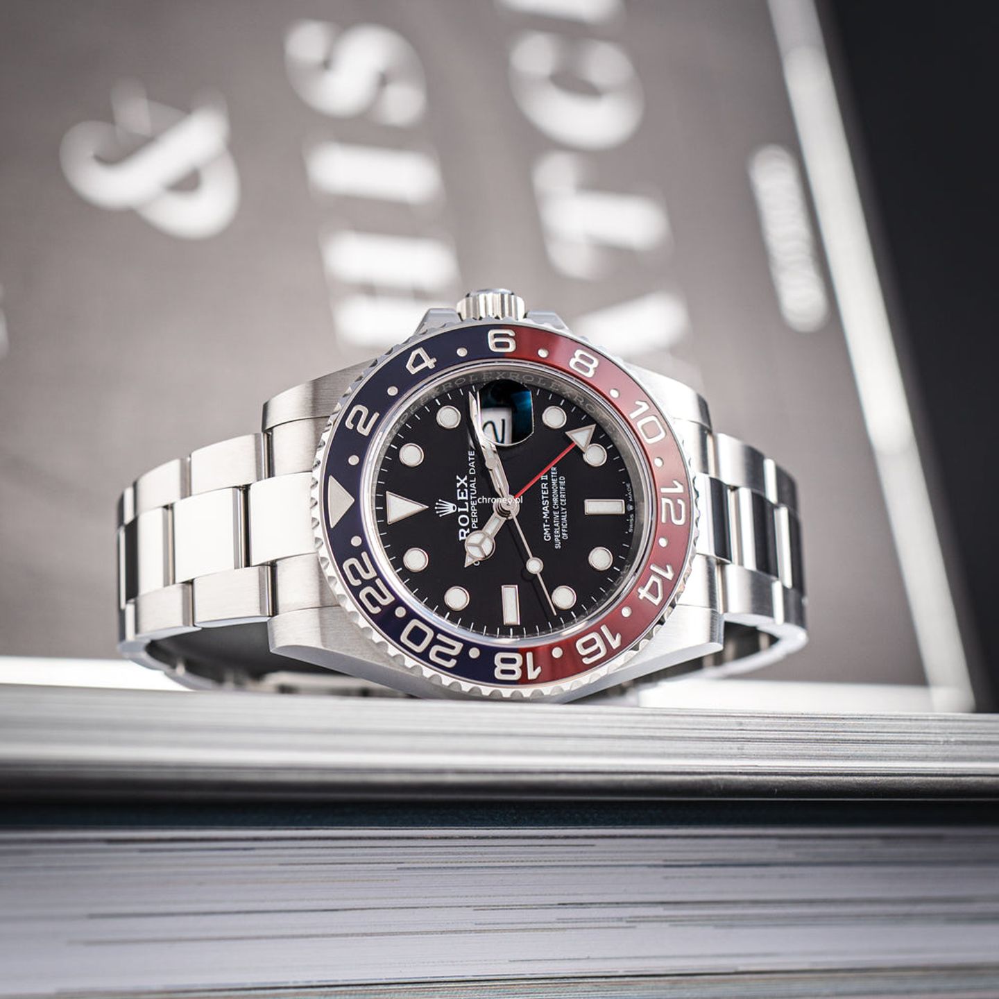 Rolex GMT-Master II 126710BLRO (2022) - Black dial 40 mm Steel case (3/8)