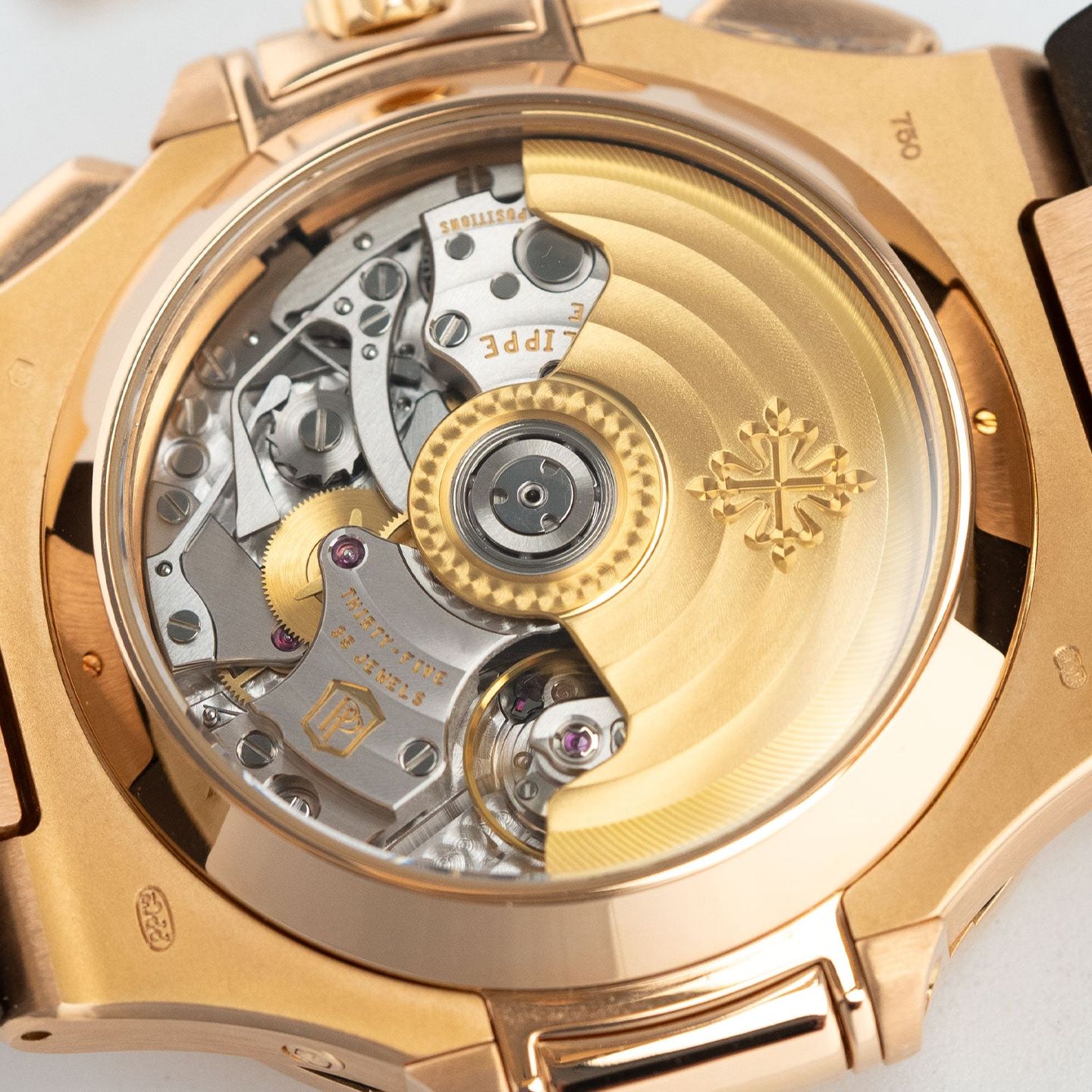 Patek Philippe Nautilus 5980R-001 (2011) - Brown dial 41 mm Rose Gold case (6/7)