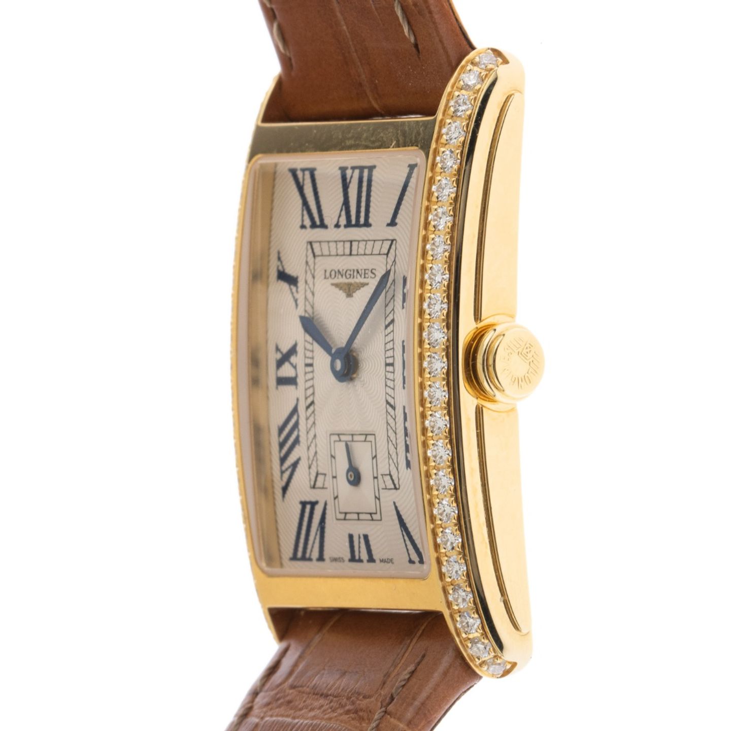 Longines DolceVita L5.512.7.71.0 (2025) - Silver dial 37 mm Yellow Gold case (3/6)