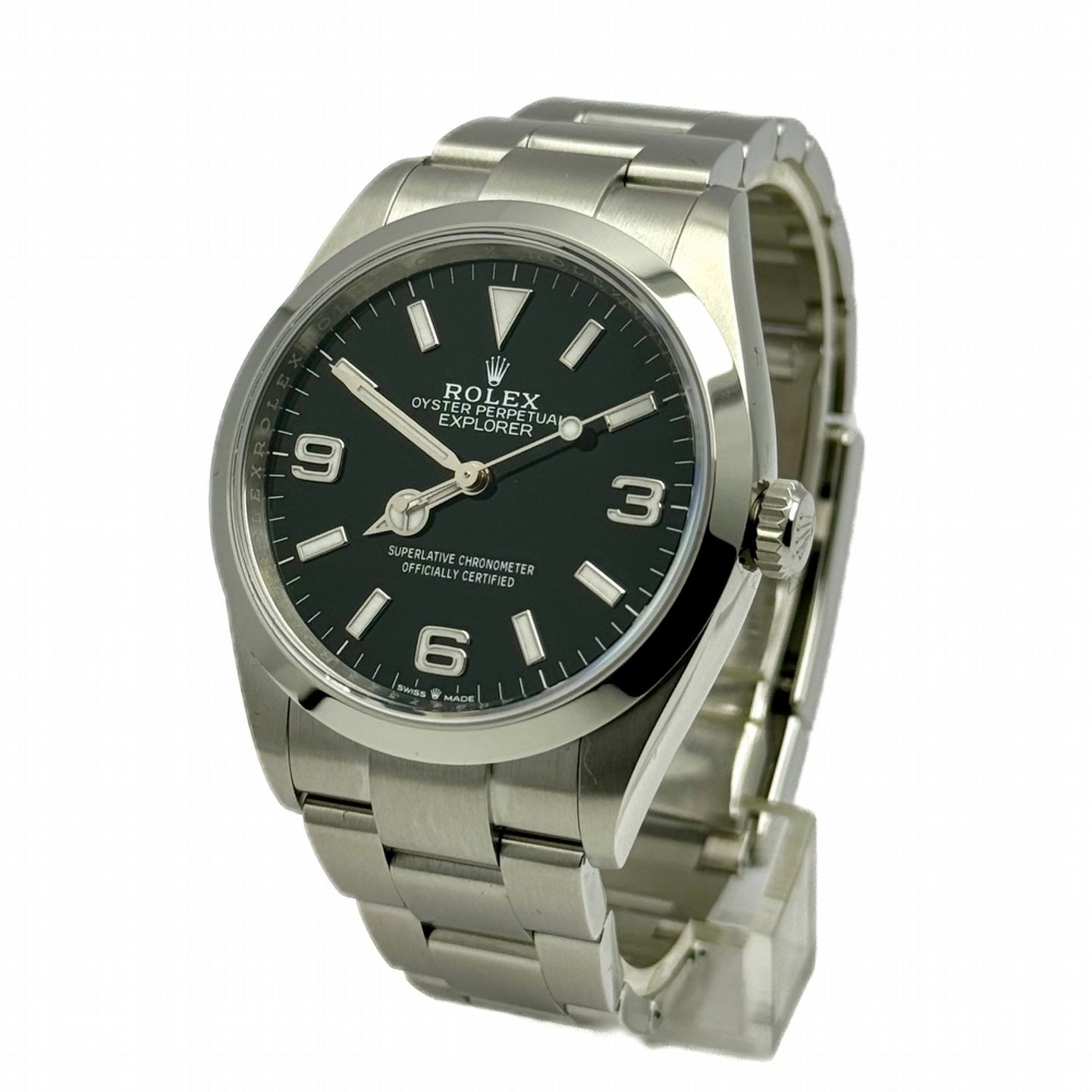 Rolex Explorer 124270 (2021) - Black dial 36 mm Steel case (1/10)