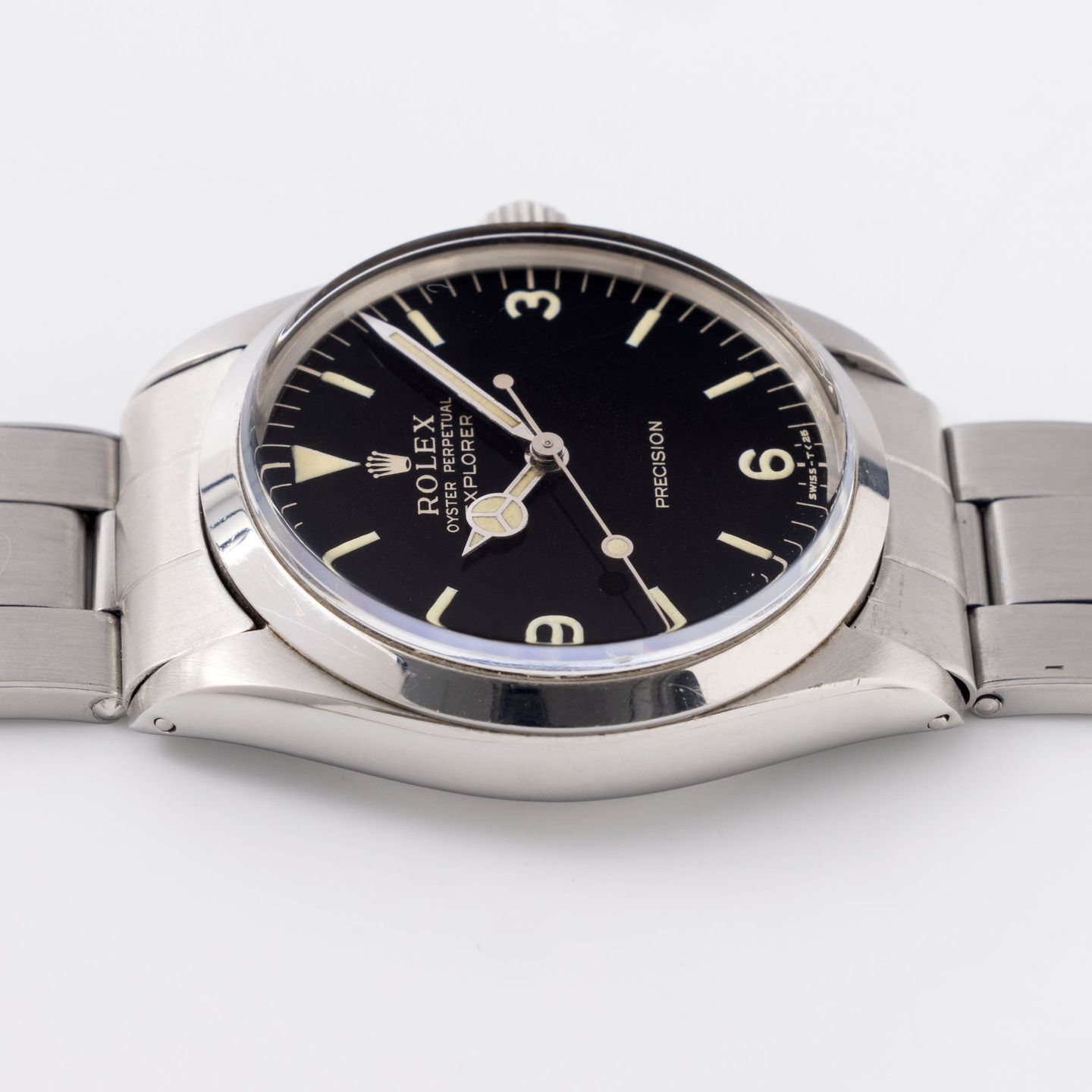 Rolex Explorer 5500 (1967) - Zwart wijzerplaat 34mm Staal (8/8)