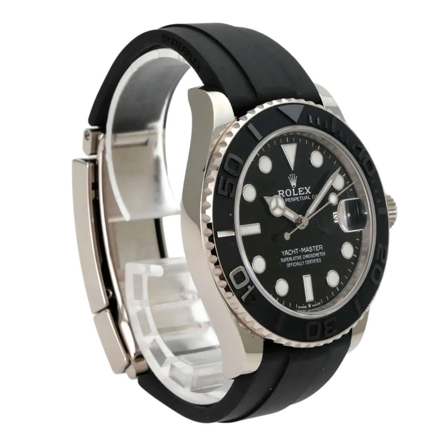 Rolex Yacht-Master 42 226659 (2022) - Black dial 42 mm White Gold case (4/8)