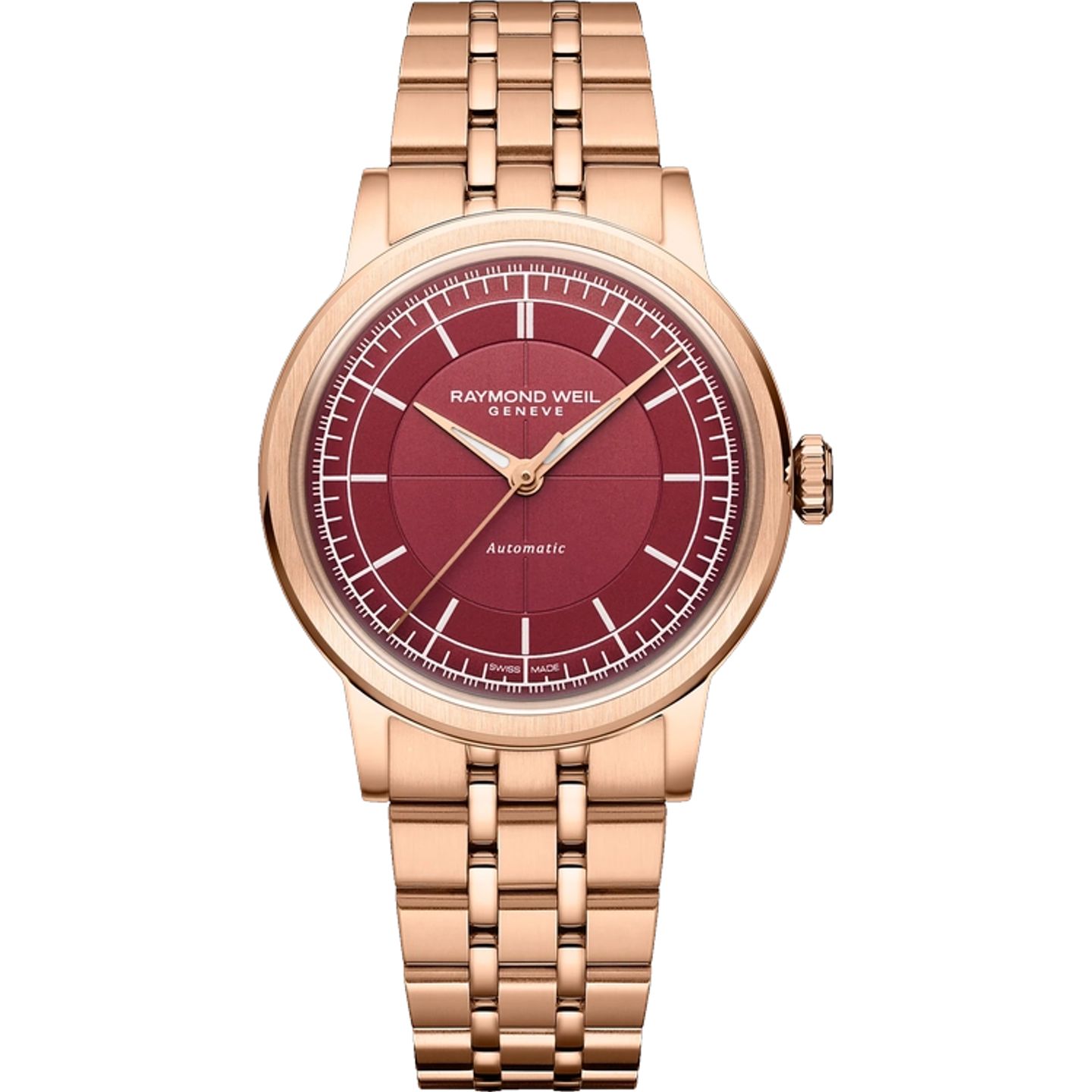 Raymond Weil Unknown 2125-P5-45001 (2026) - Rood wijzerplaat 35mm Staal (1/1)
