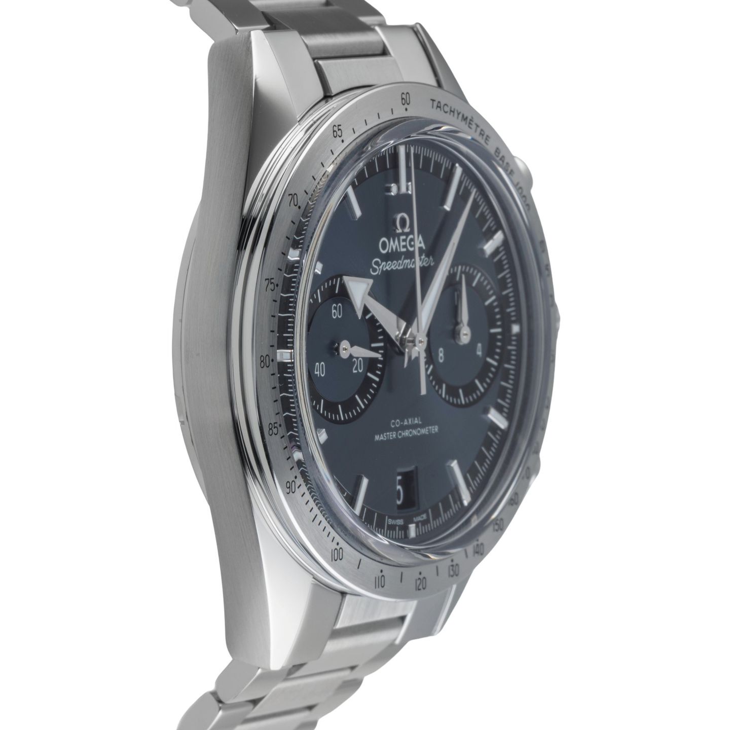 Omega Speedmaster '57 332.10.41.51.03.001 (Unknown (random serial)) - Blue dial 41 mm Steel case (7/8)