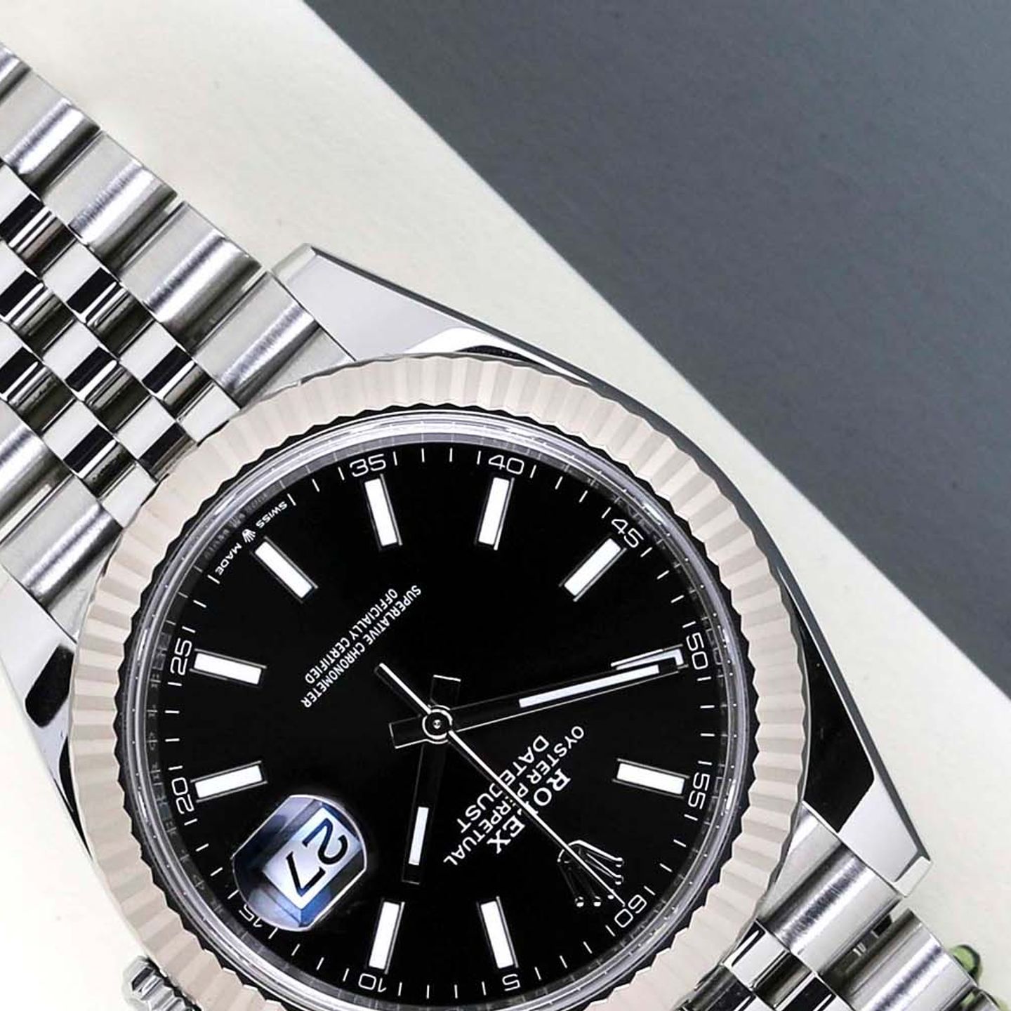 Rolex Datejust 41 126334 (2024) - Zwart wijzerplaat 41mm Staal (4/8)