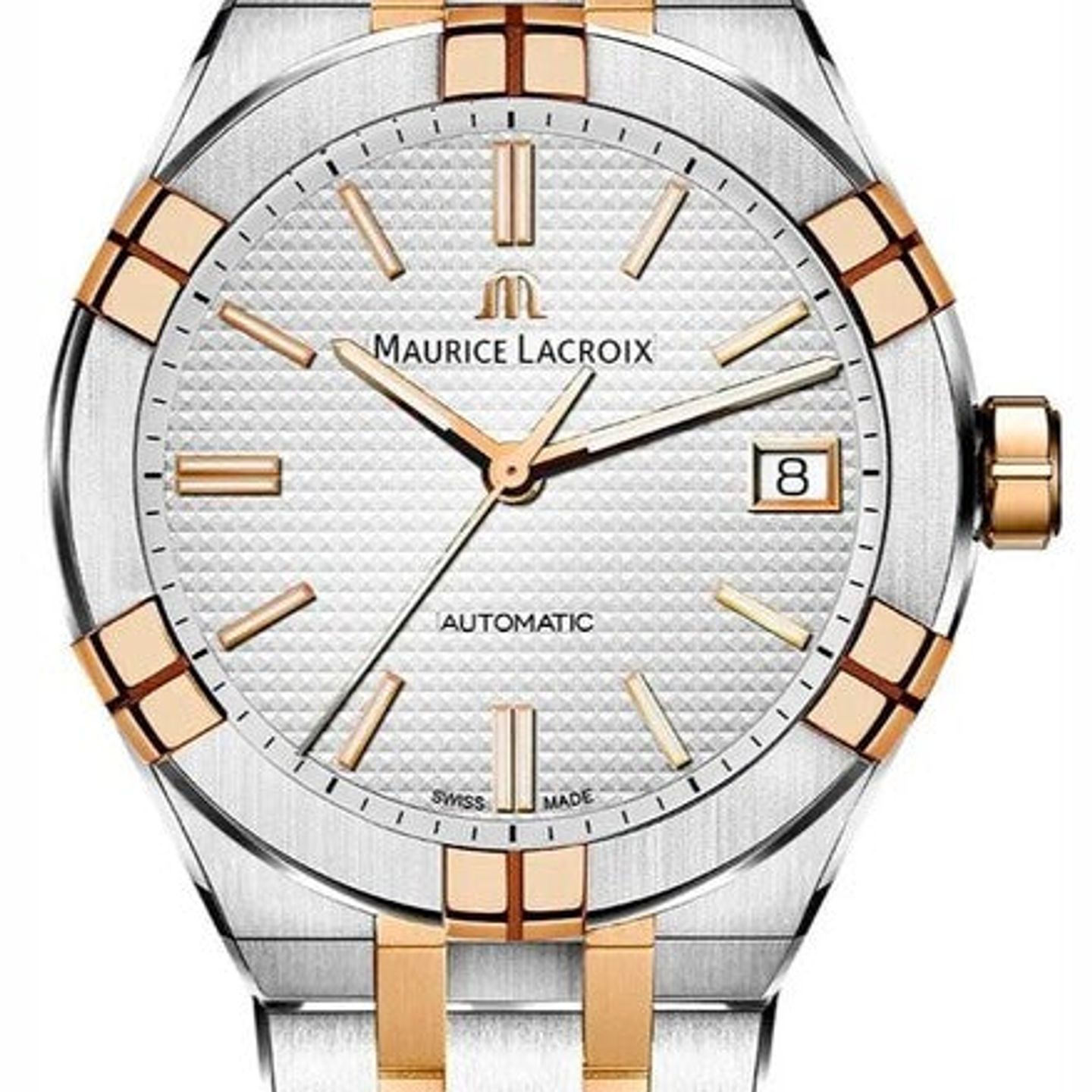 Maurice Lacroix Aikon AI6008-TT032-230-1 (2025) - Grijs wijzerplaat 42mm Titanium (1/1)