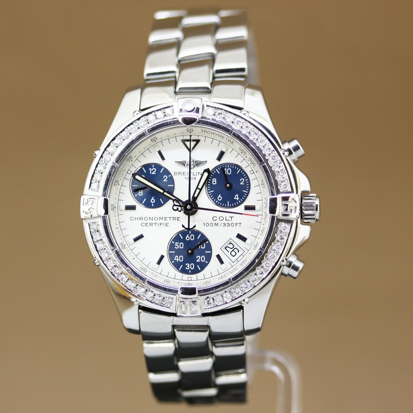 Breitling Colt Chronograph A73350 (2003) - 38 mm Steel case (2/8)