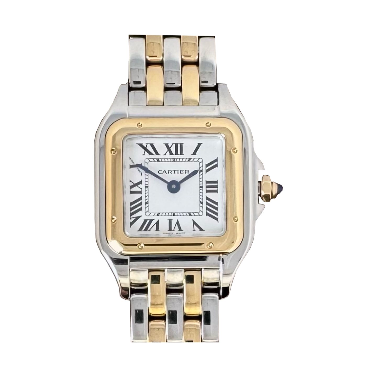 Cartier Panthère W2PN0018 (2025) - Silver dial 22 mm Gold/Steel case (1/7)