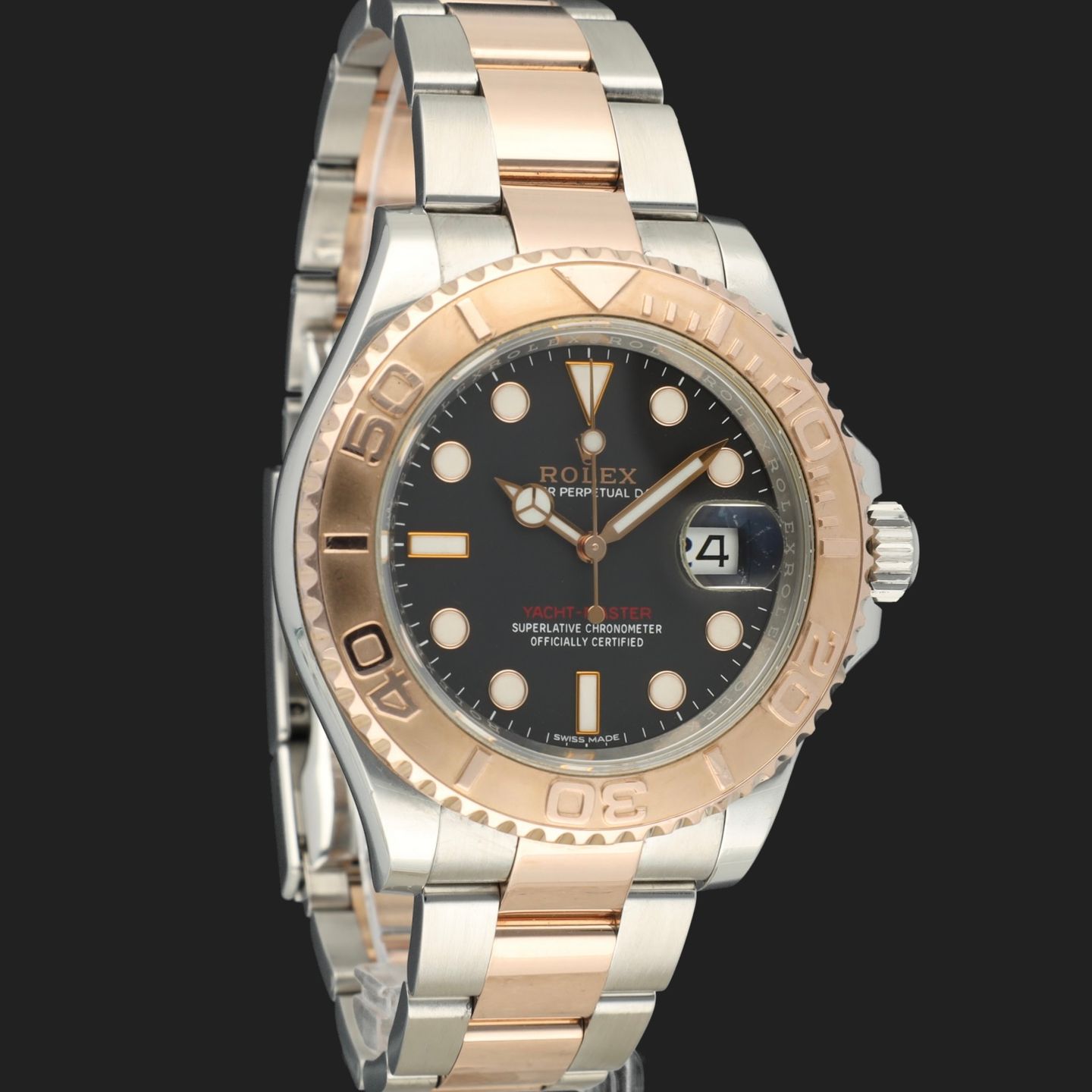 Rolex Yacht-Master 40 116621 (2019) - Zwart wijzerplaat 40mm Goud/Staal (4/8)