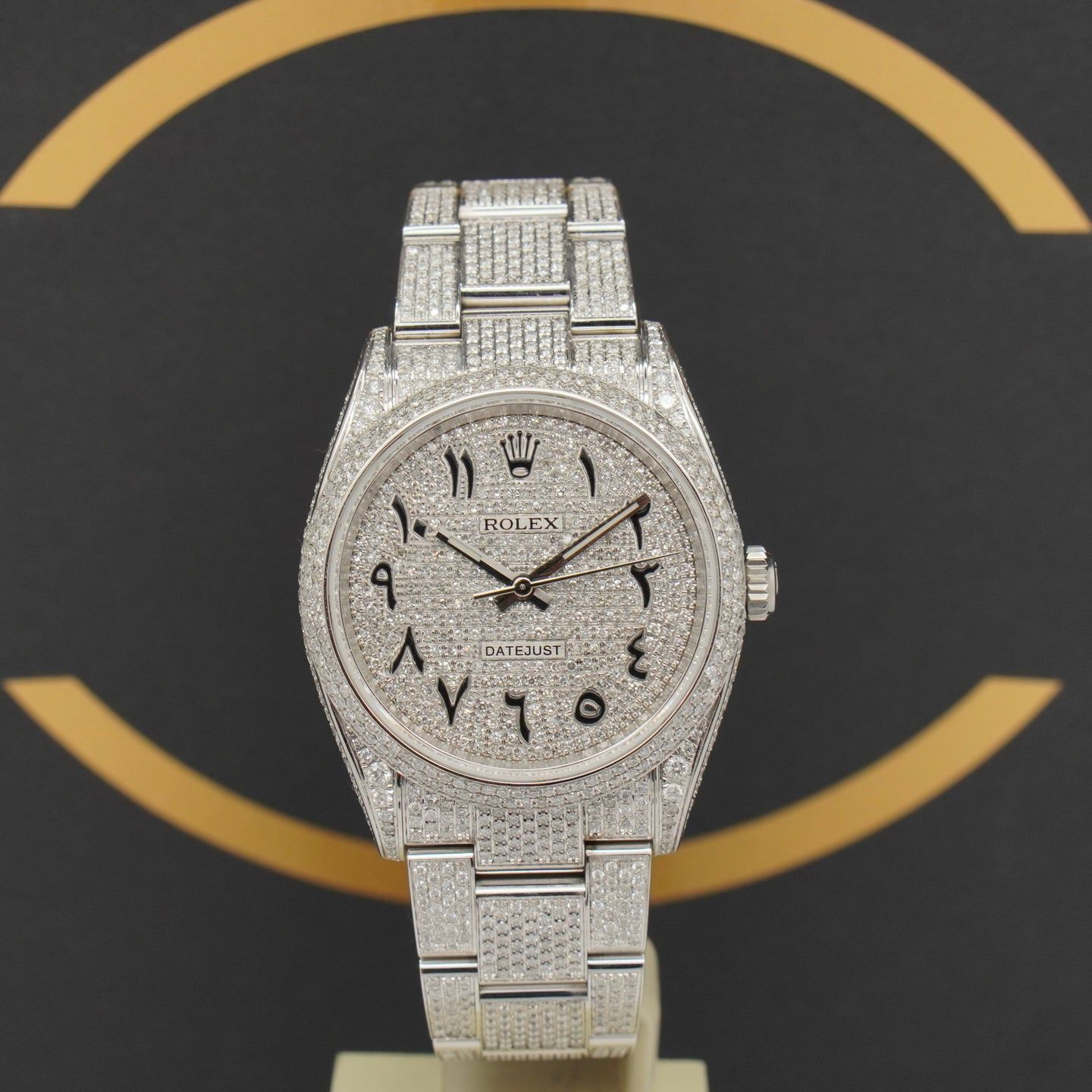 Rolex Oyster Perpetual 36 126000 (2023) - Diamant wijzerplaat 36mm Staal (1/7)
