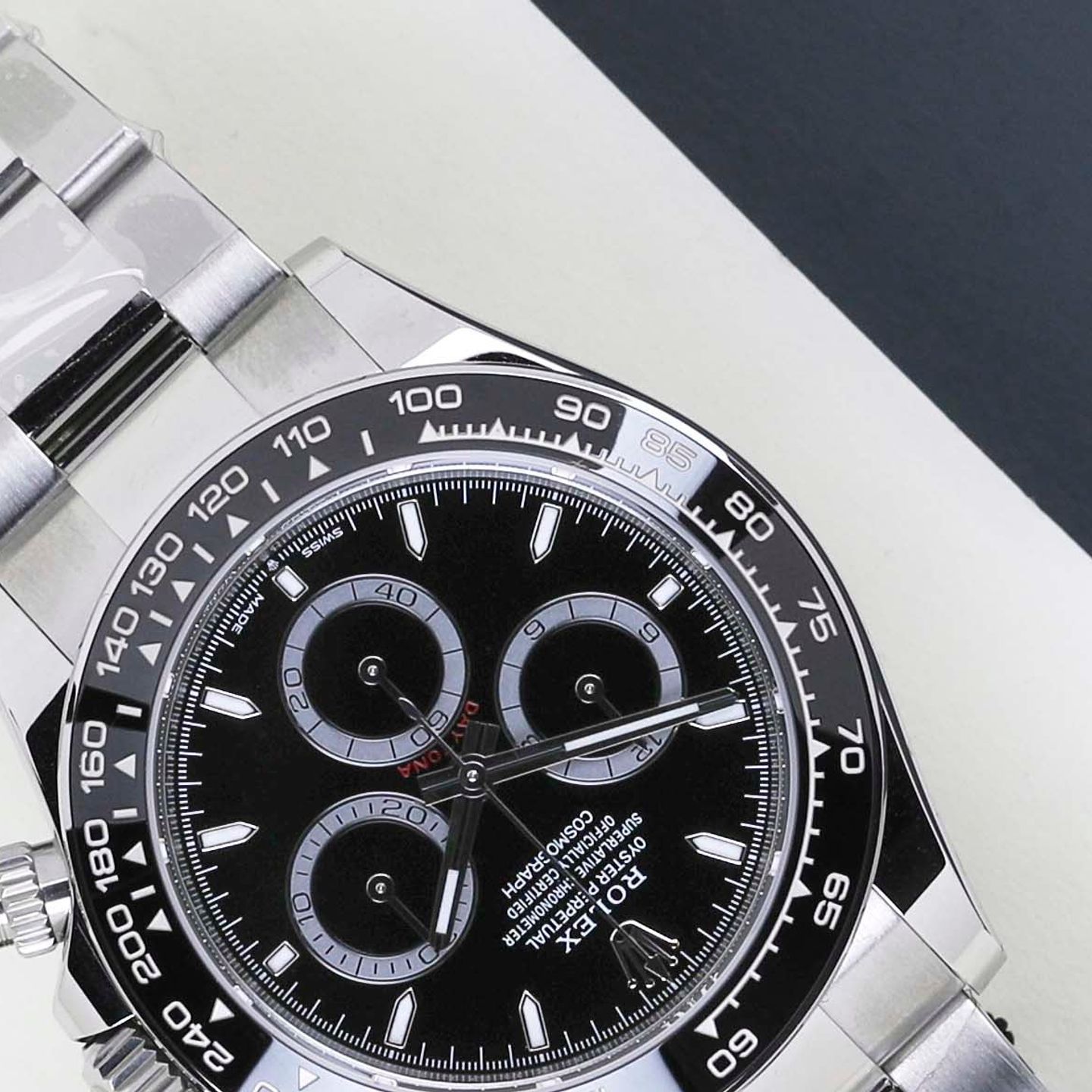 Rolex Daytona 126500LN (2024) - Black dial 40 mm Steel case (4/8)