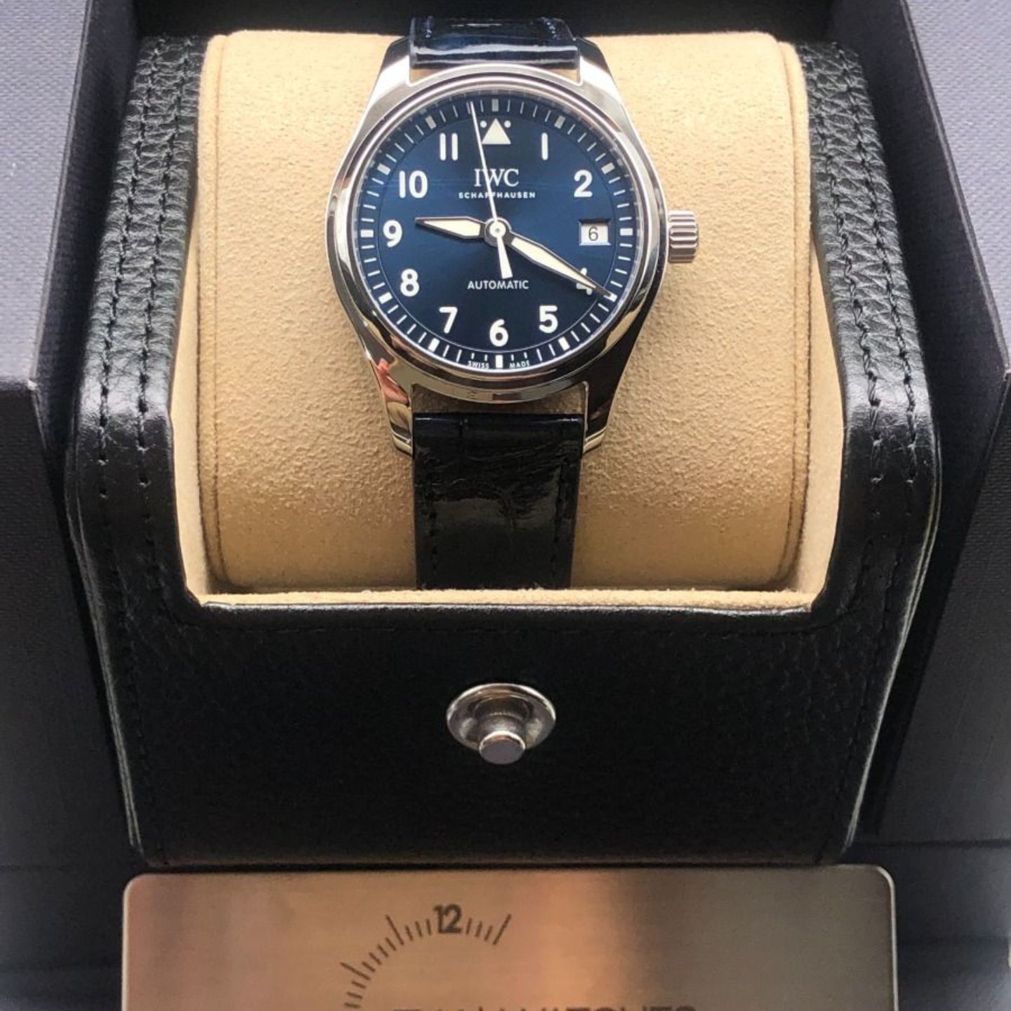 IWC Pilot's Watch Automatic 36 IW324008 (2022) - Blauw wijzerplaat 36mm Staal (4/8)