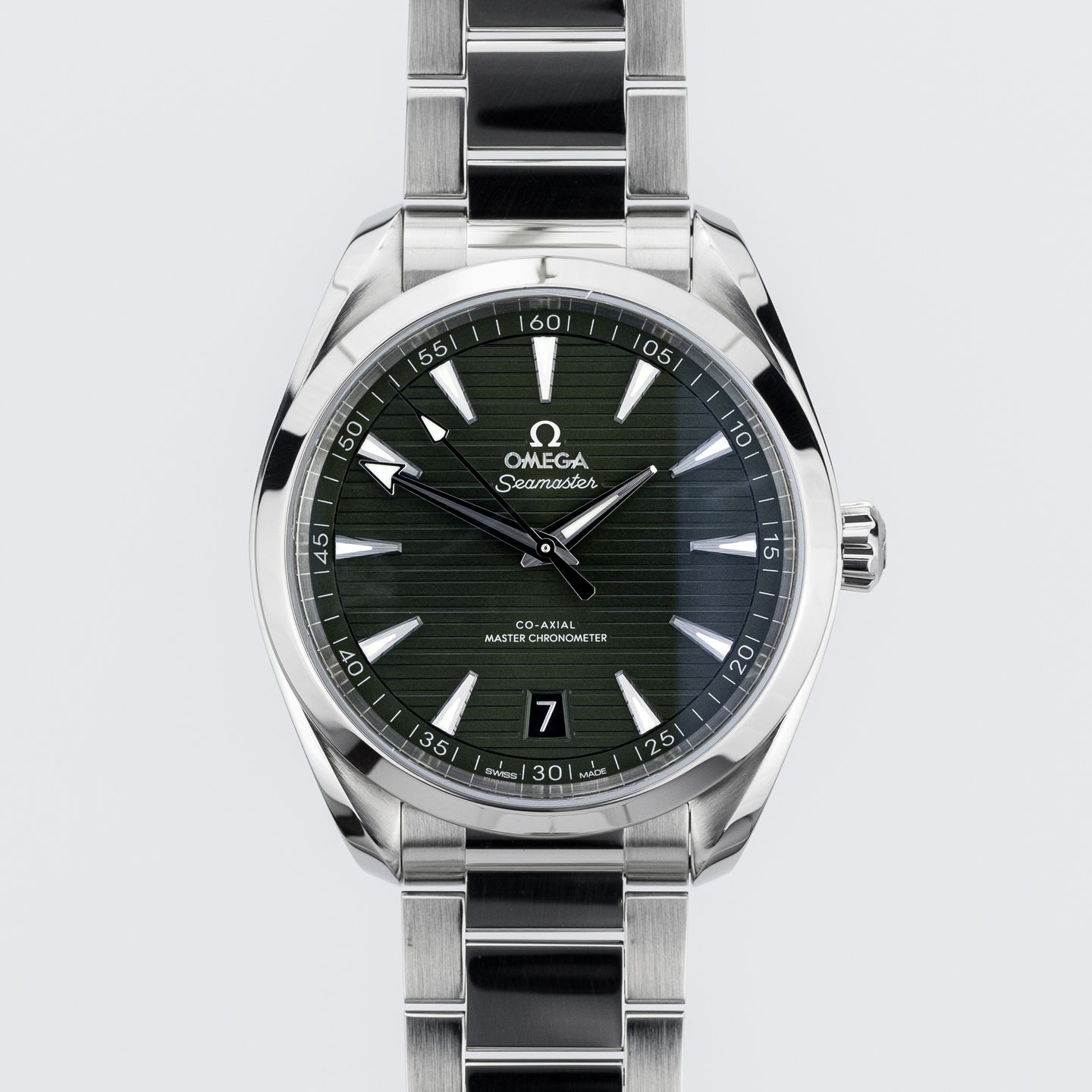 Omega Seamaster Aqua Terra 220.10.41.21.10.001 (Unknown (random serial)) - Green dial 41 mm Steel case (1/8)