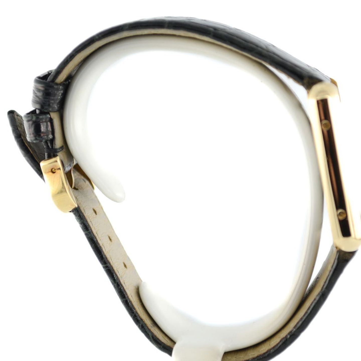 Cartier Tank Solo W5200002 (2012) - Silver dial 31 mm Yellow Gold case (5/7)