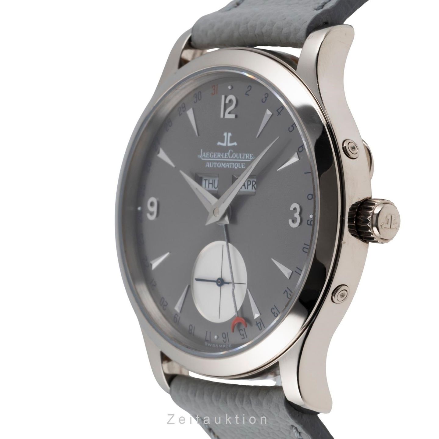 Jaeger-LeCoultre Master Calendar 140.3.87 (2003) - Grijs wijzerplaat 38mm Witgoud (5/8)