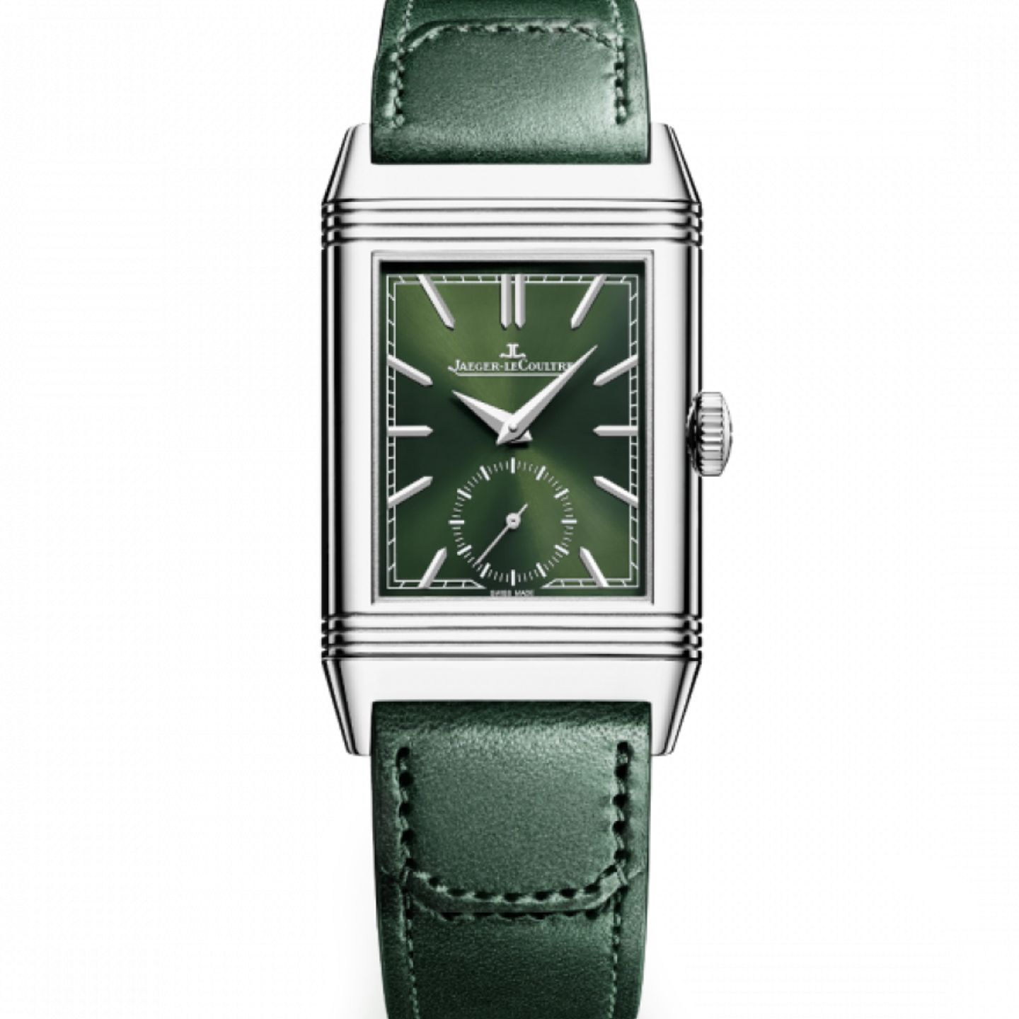 Jaeger-LeCoultre Reverso Q3978430 (2022) - Groen wijzerplaat 45mm Staal (1/8)