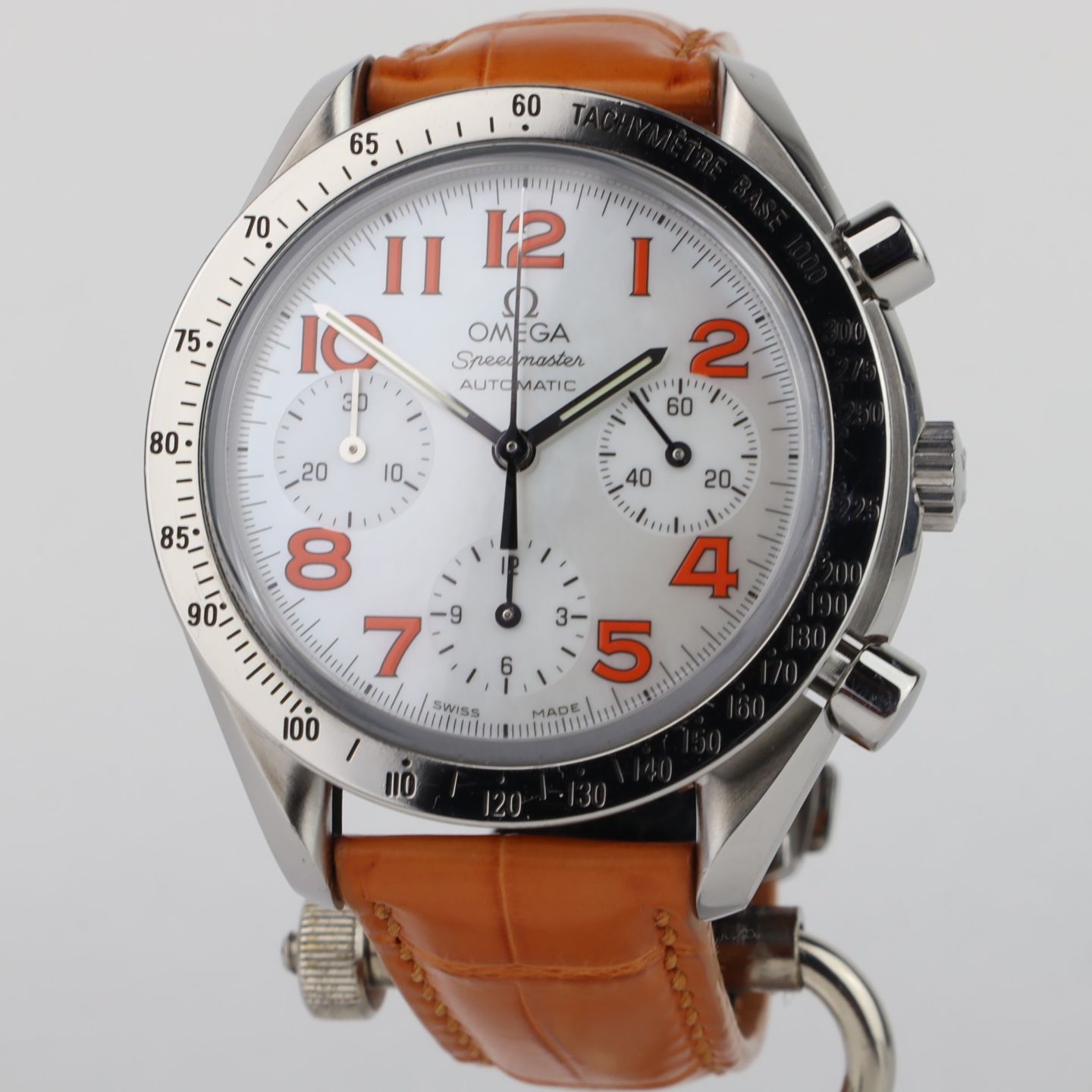 Omega Speedmaster 3834.78.38 (2008) - White dial 39 mm Steel case (1/8)