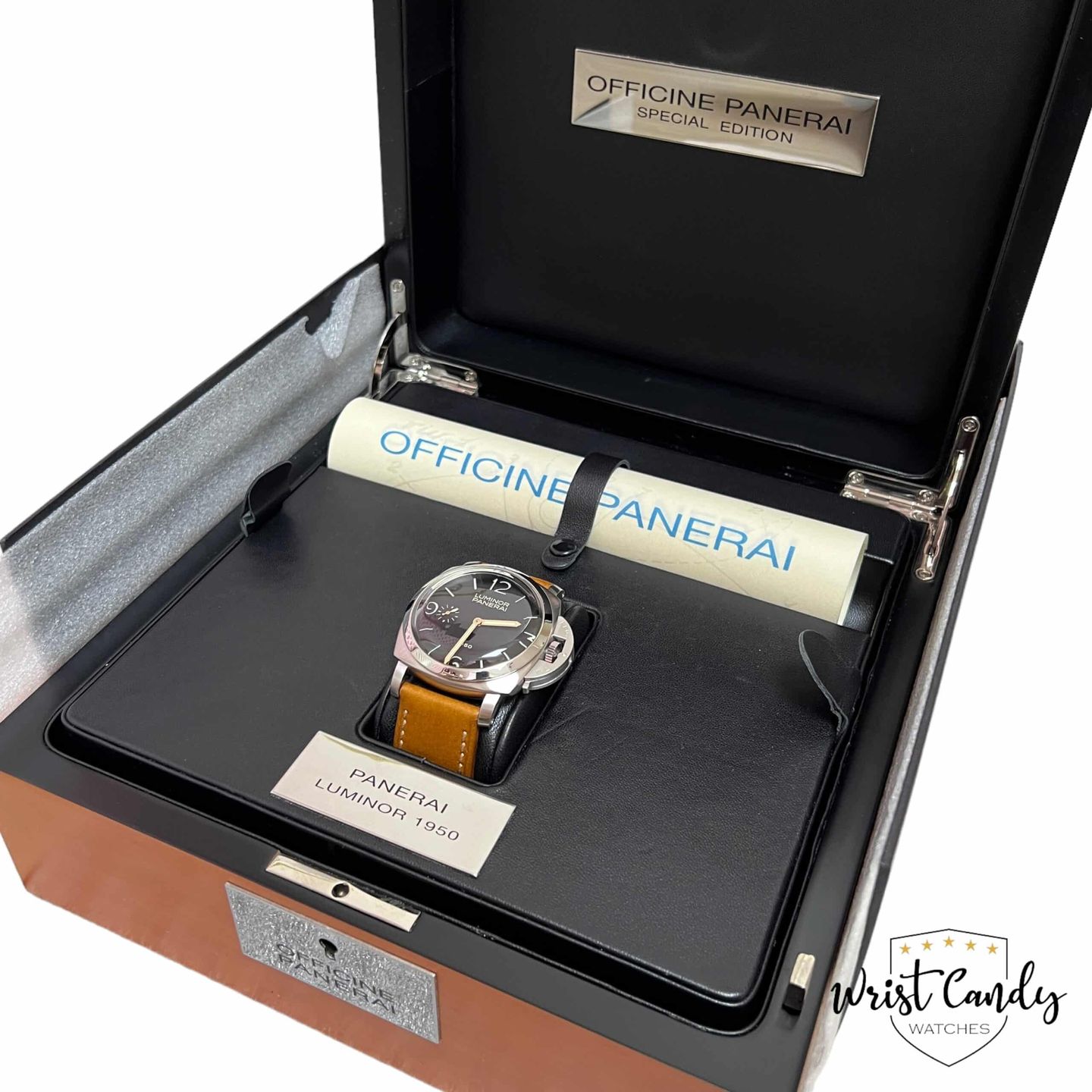 Panerai Special Editions PAM00127 (2003) - Black dial 47 mm Steel case (8/8)