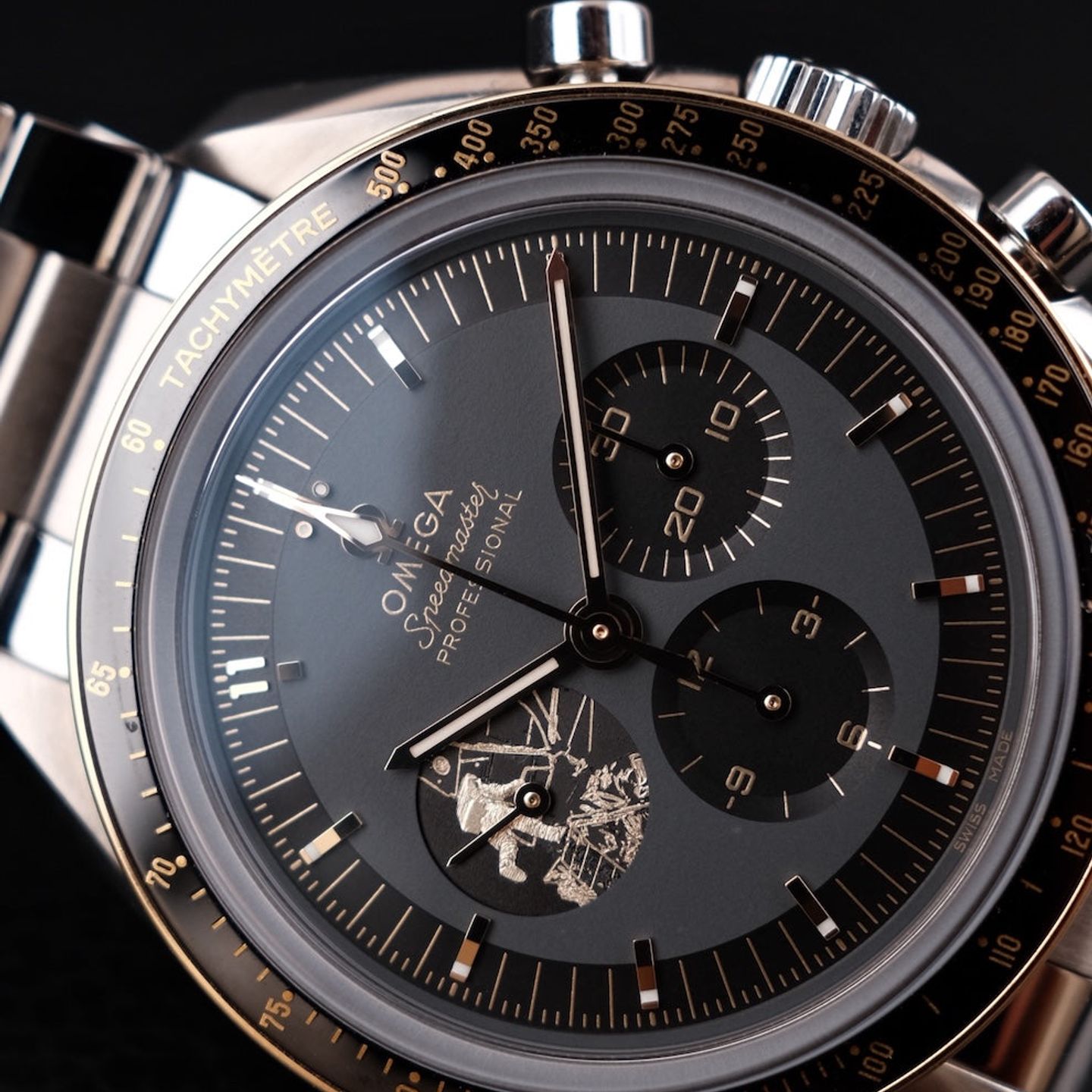 Omega Speedmaster Professional Moonwatch 310.20.42.50.01.001 (2019) - Zwart wijzerplaat 42mm Staal (1/8)