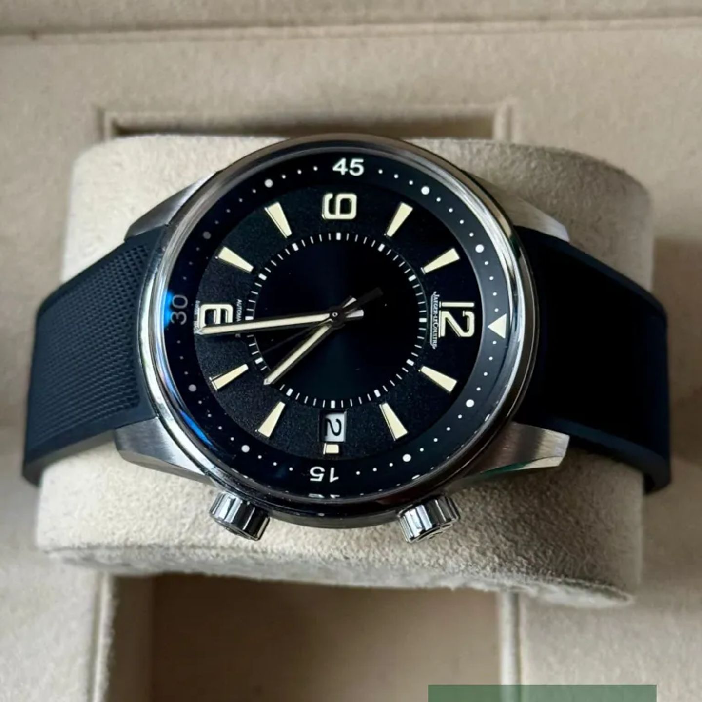 Jaeger-LeCoultre Polaris Q9068670 (Unknown (random serial)) - Black dial 41 mm Steel case (3/6)