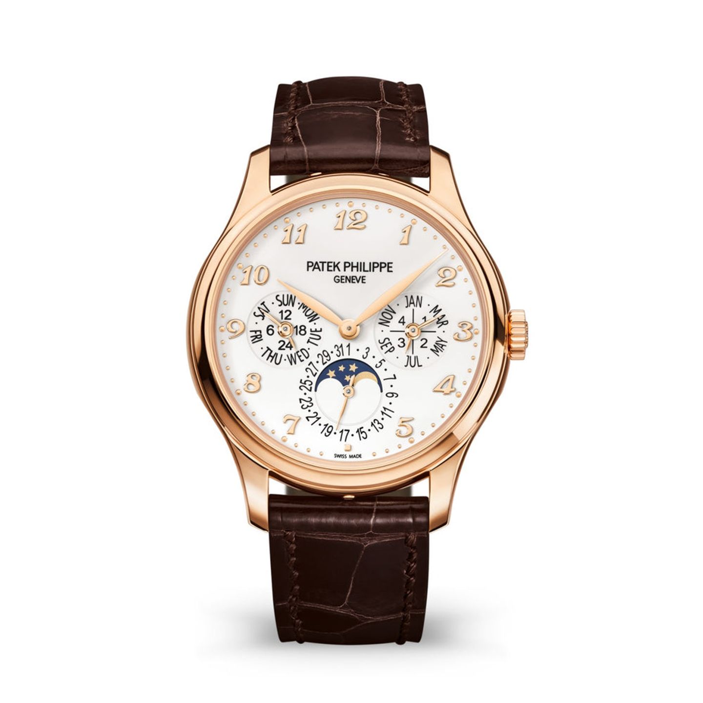 Patek Philippe Perpetual Calendar 5327R-001 (2025) - Beige wijzerplaat 39mm Roségoud (1/1)