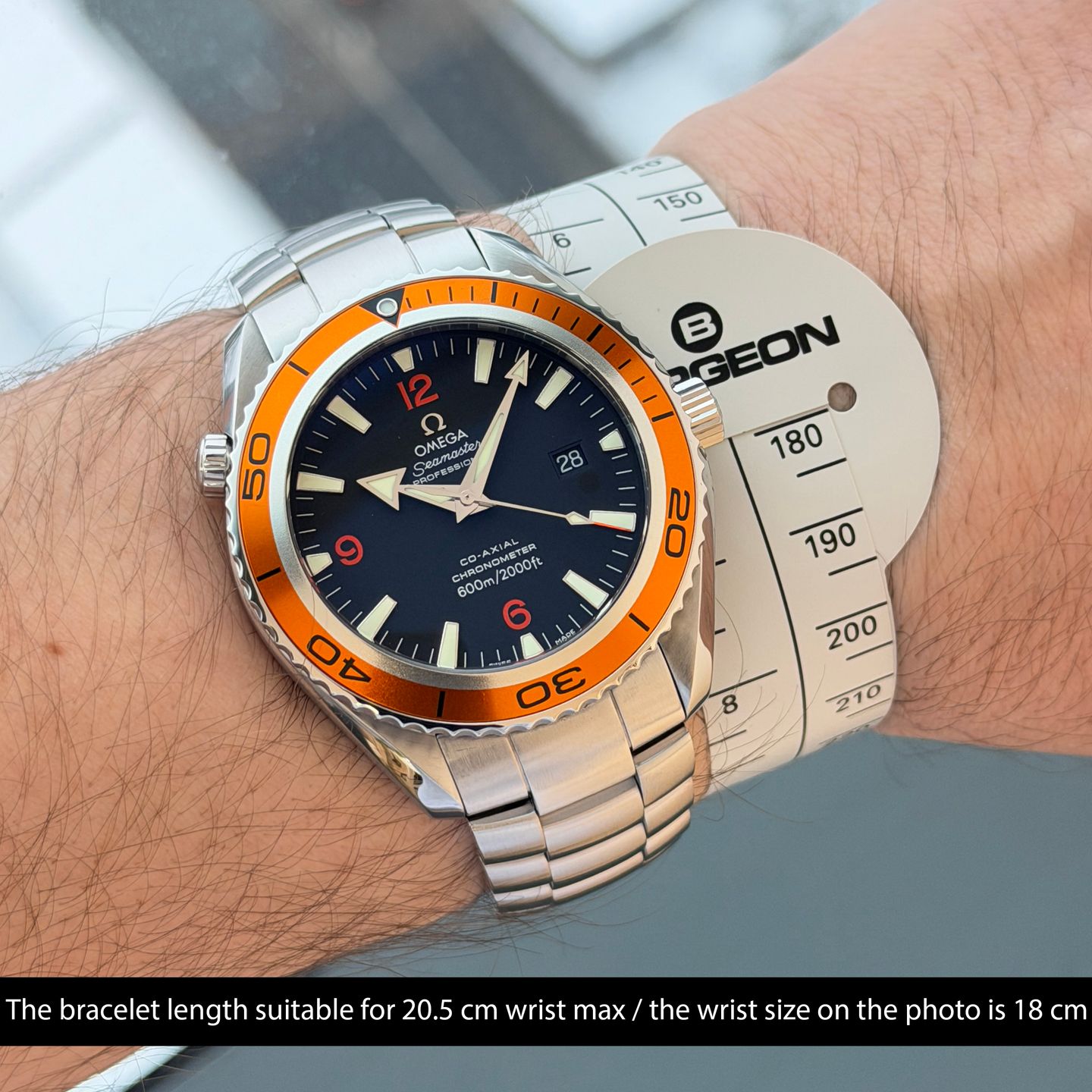 Omega Seamaster Planet Ocean 2208.50 (2009) - Black dial 46 mm Steel case (2/8)