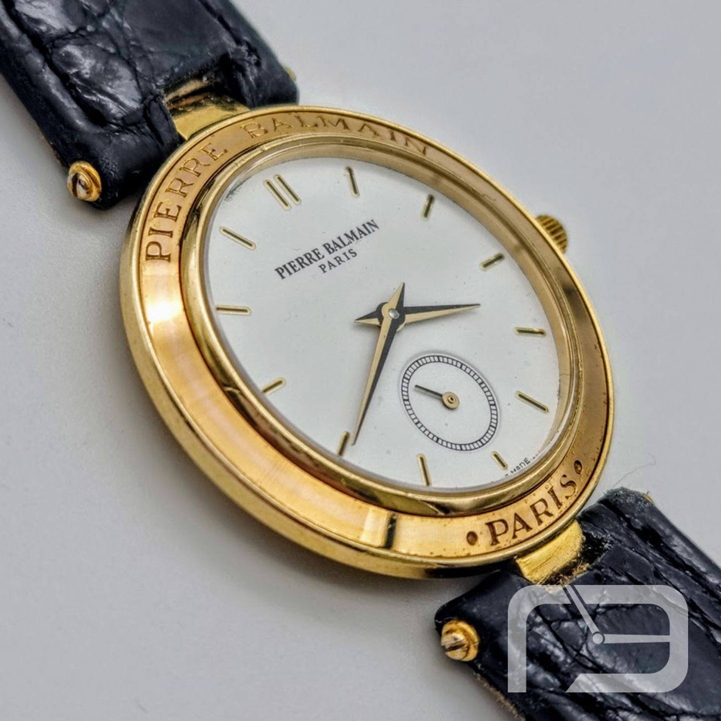 Balmain Unknown 700187 (Onbekend (willekeurig serienummer)) - Wit wijzerplaat 33mm Geelgoud (4/8)